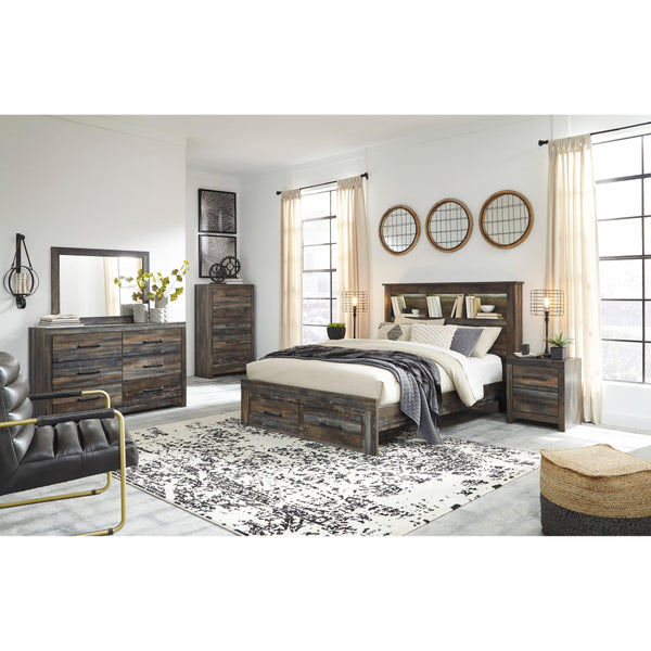 Signature Design by Ashley Drystan B211B79 8 pc Queen Bookcase Bedroom Set