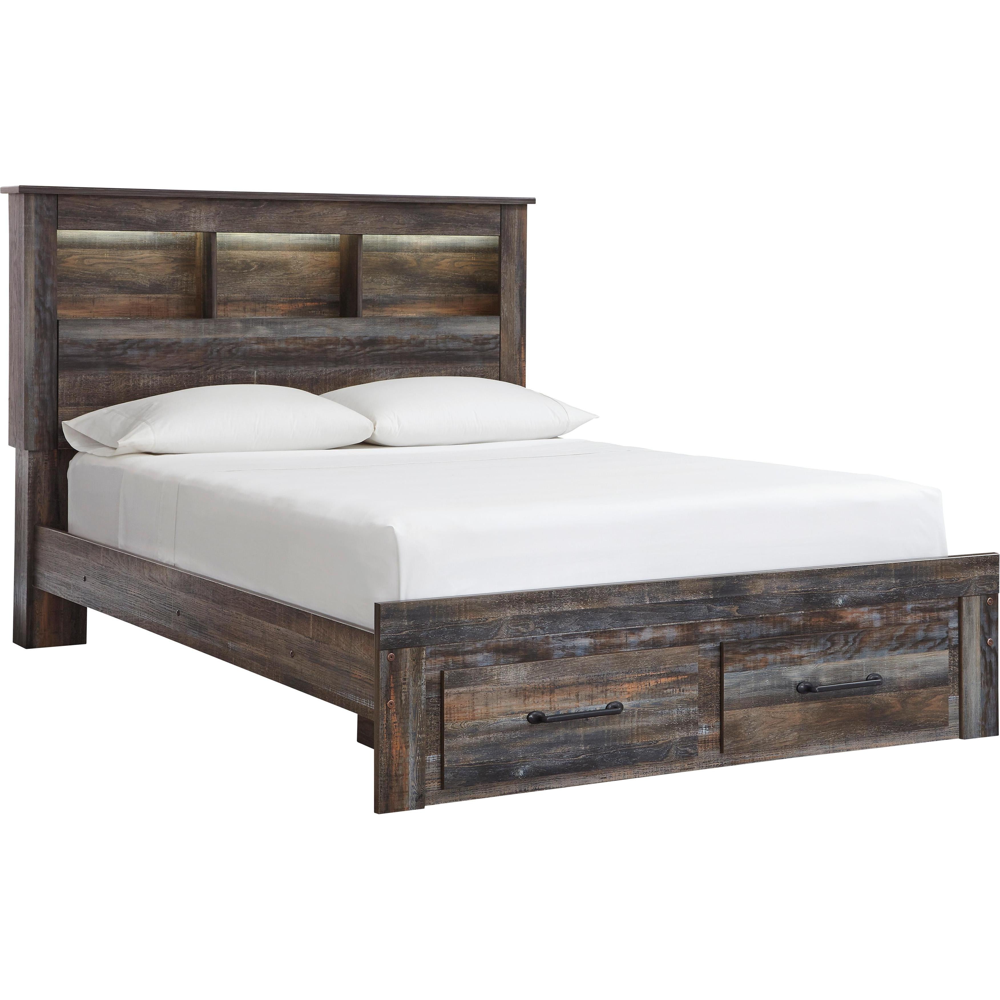  Signature Design by Ashley Drystan B211B79 8 pc Queen Bookcase Bedroom Set IMAGE 3