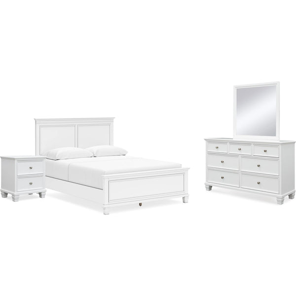 Signature Design by Ashley Fortman B680B12 6 pc Queen Panel Bedroom Set