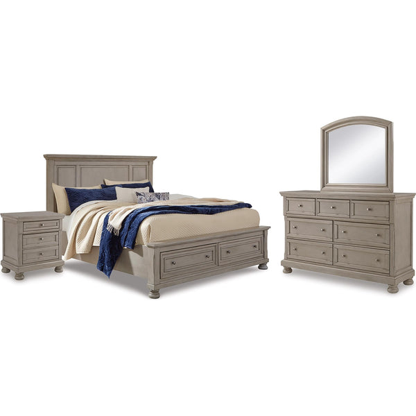 Signature Design by Ashley Lettner B733B46 6 pc Queen Panel Bedroom Set