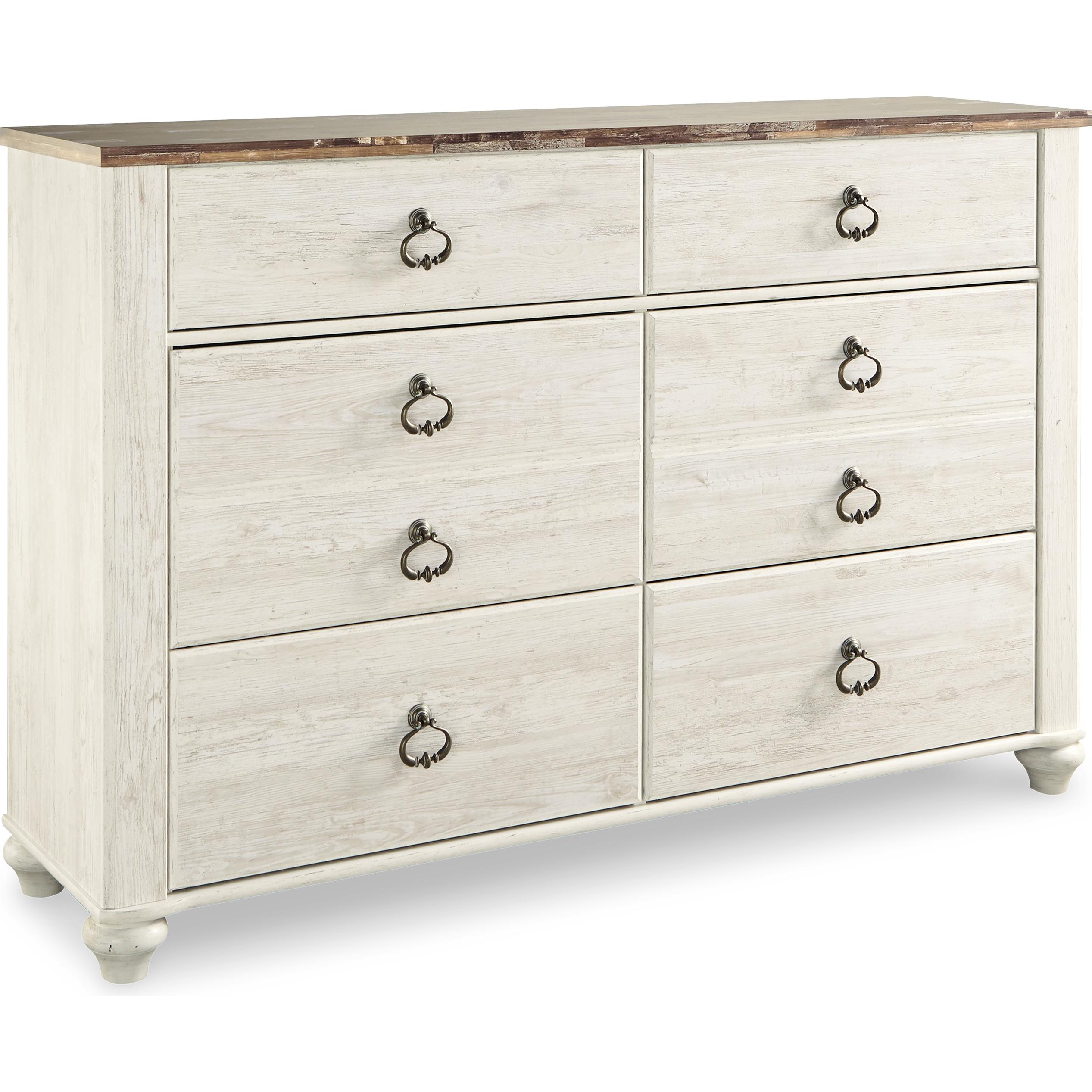  Signature Design by Ashley Willowton B267B55 7 pc Queen Sleigh Bedroom Set IMAGE 3