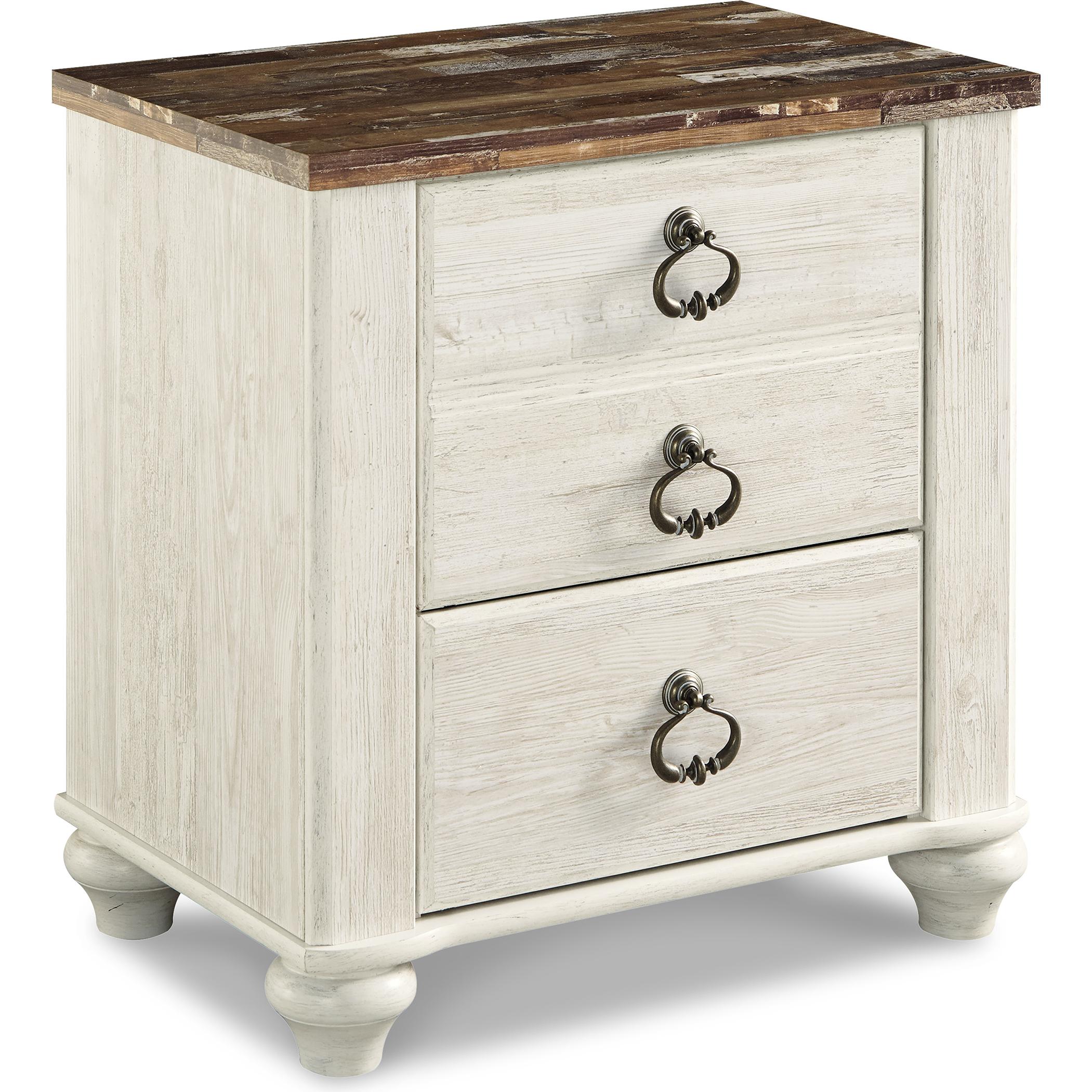  Signature Design by Ashley Willowton B267B55 7 pc Queen Sleigh Bedroom Set IMAGE 5