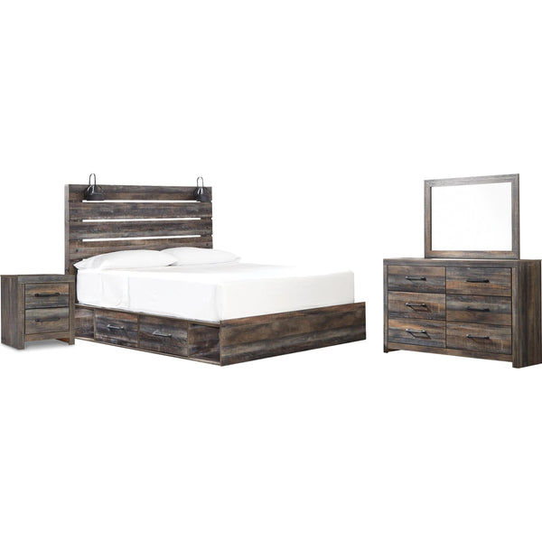 Signature Design by Ashley Drystan B211B62 6 pc King Panel Bedroom Set