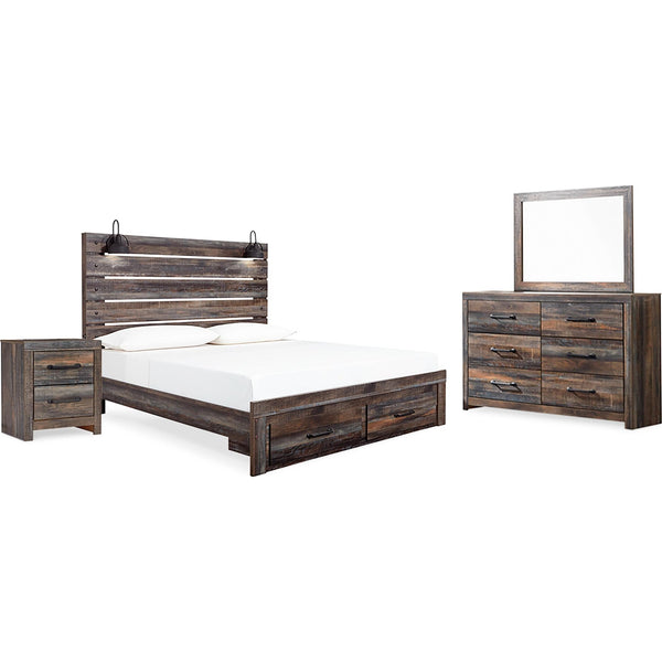 Signature Design by Ashley Drystan B211B67 6 pc King Panel Bedroom Set