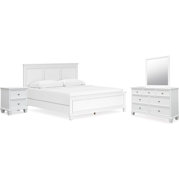 Signature Design by Ashley Fortman B680B17 6 pc King Panel Bedroom Set