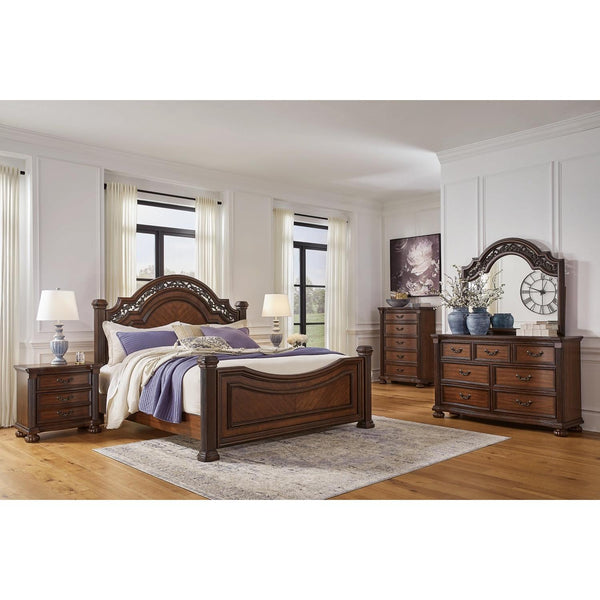 Signature Design by Ashley Lavinton B764B11 8 pc King Poster Bedroom Set