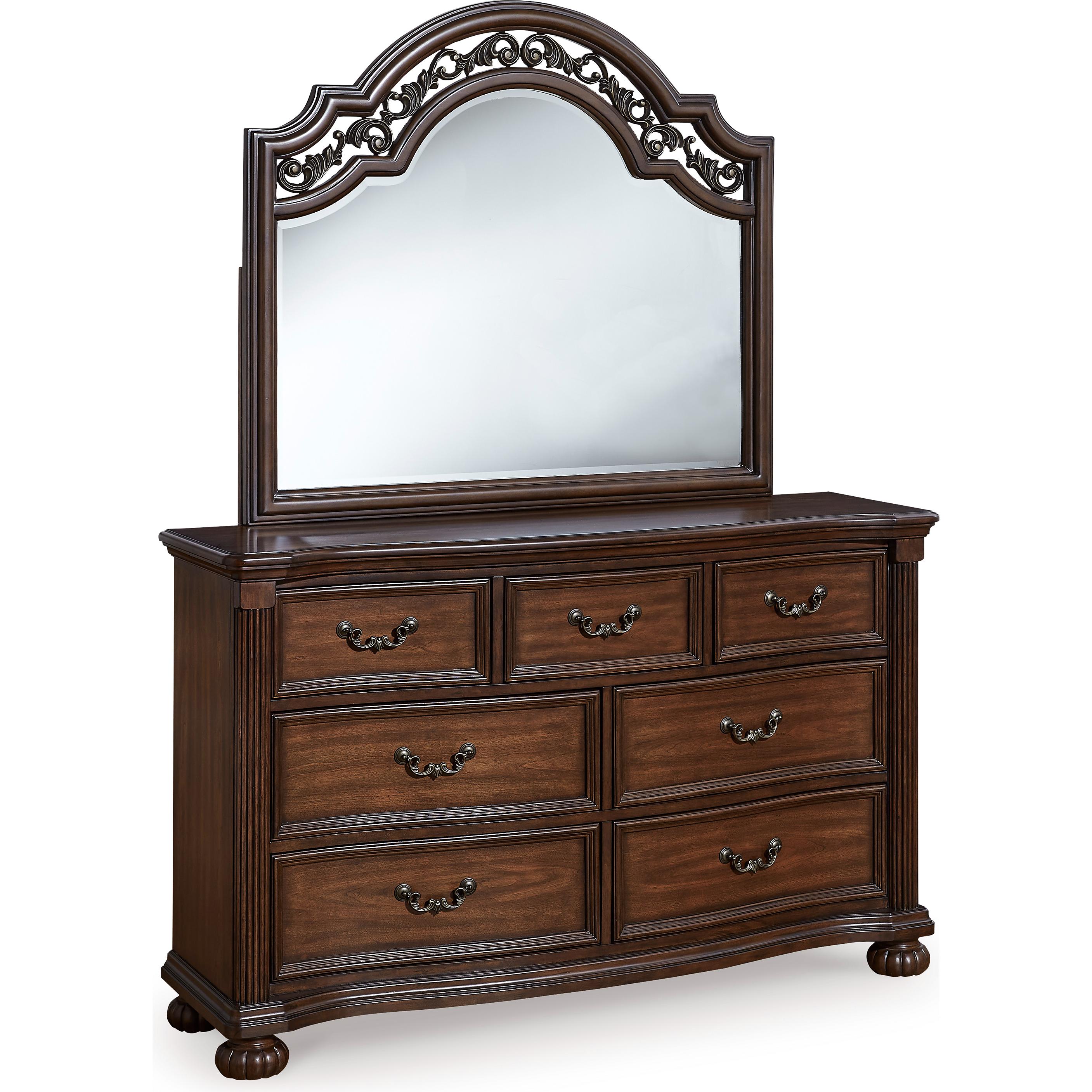  Signature Design by Ashley Lavinton B764B11 8 pc King Poster Bedroom Set IMAGE 3
