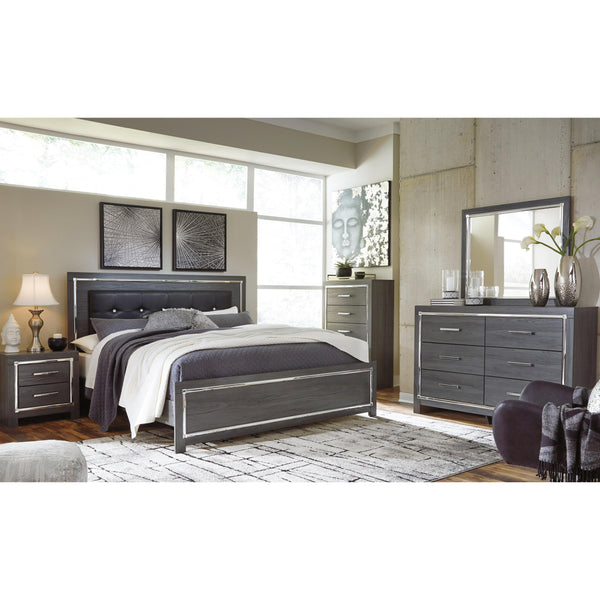 Signature Design by Ashley Lodanna B214B45 8 pc King Panel Bedroom Set