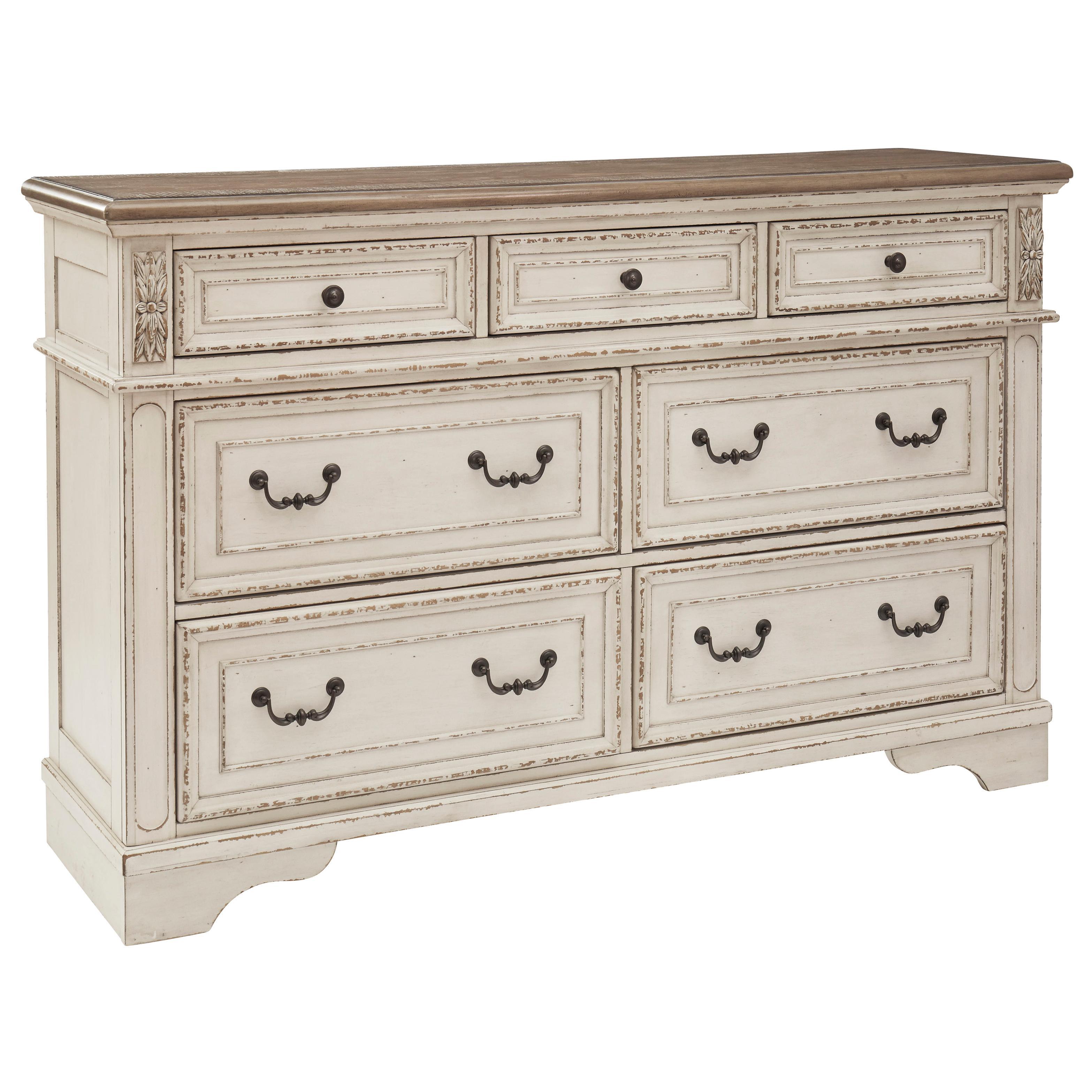  Signature Design by Ashley Realyn B743B51 7 pc King Upholstered Sleigh Bedroom Set IMAGE 3