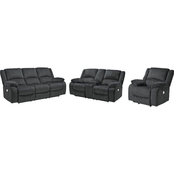 Signature Design by Ashley Draycoll 76504U5 3 pc Power Reclining Living Room Set