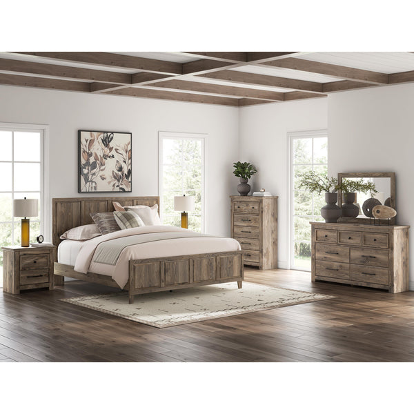 Signature Design by Ashley Rusticott PCB2260 8 pc King Panel Bedroom Set