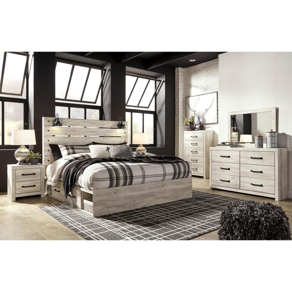 Signature Design by Ashley Cambeck B192B110 7 pc King Panel Storage Bedroom Set