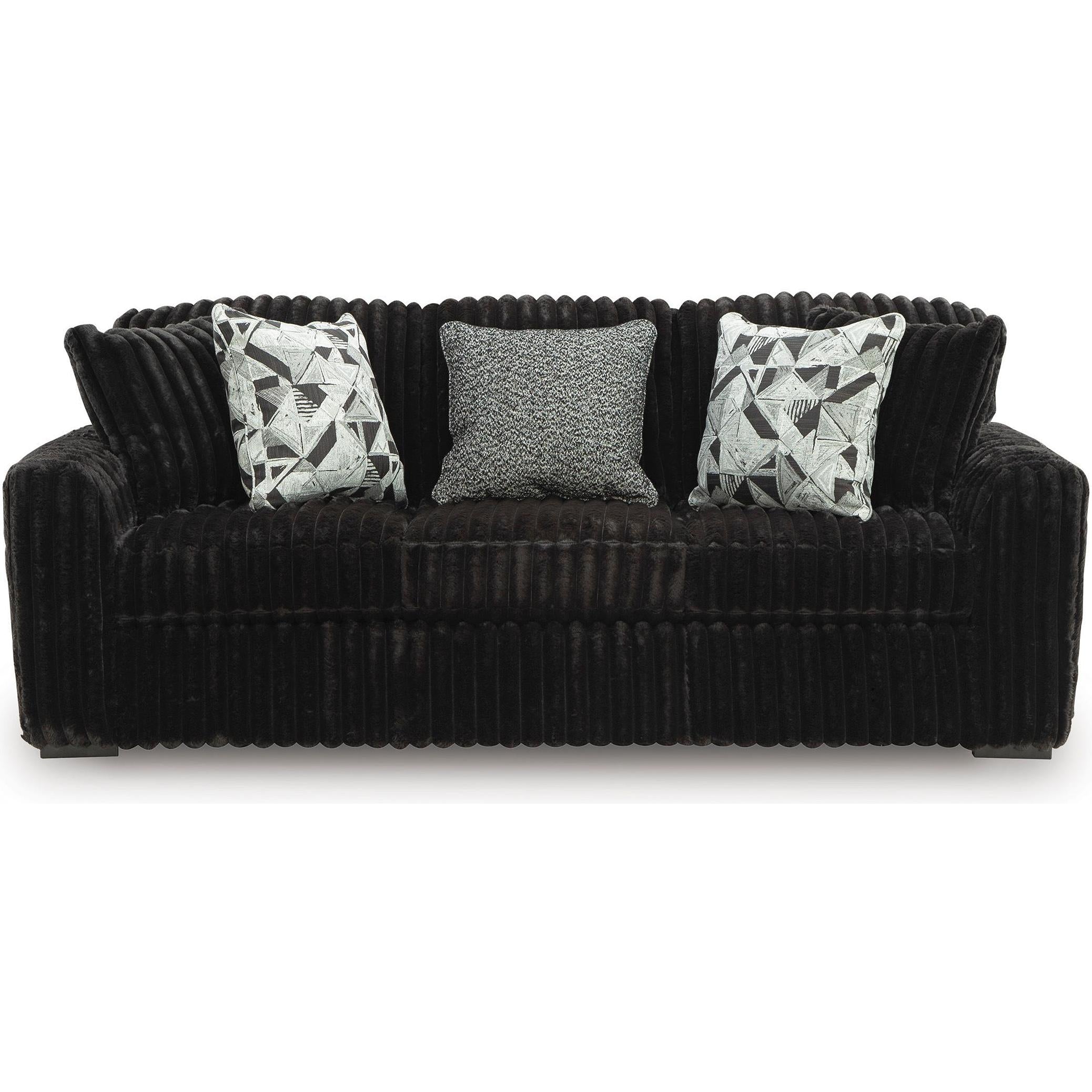  Signature Design by Ashley Midnight-Madness 98103 2 pc Living Room Set - Onyx IMAGE 2