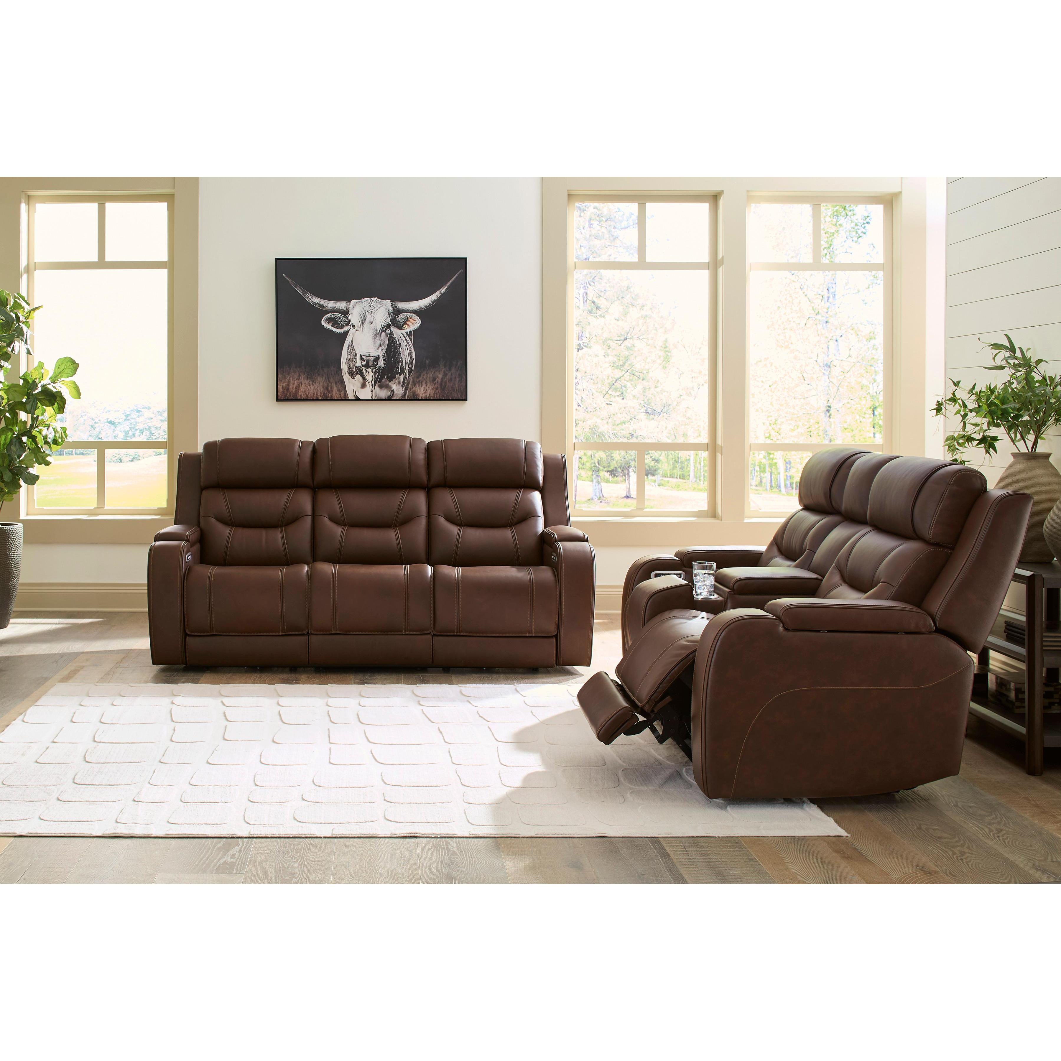  Signature Design by Ashley Knightington PCU11602 2 pc Power Reclining Living Room Set IMAGE 2