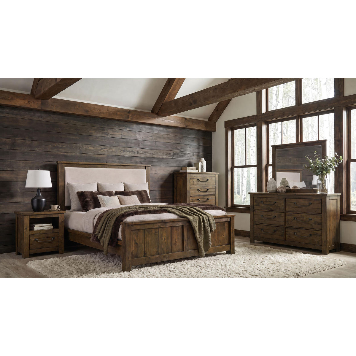  Coaster Furniture Doherty 225161Q-S5 7 pc Queen Panel Bedroom Set IMAGE 1