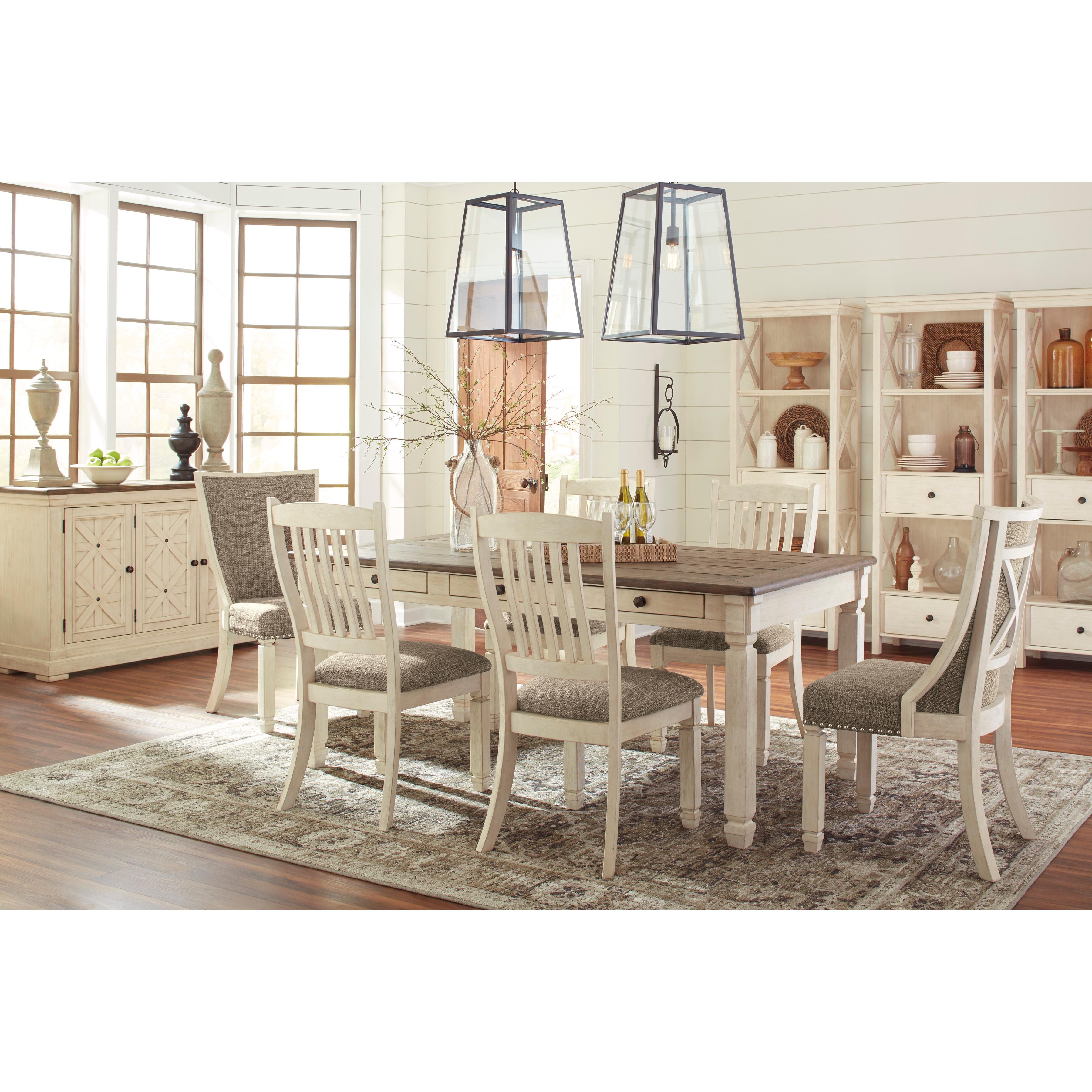  Signature Design by Ashley Bolanburg Dining Table D647-25 IMAGE 5