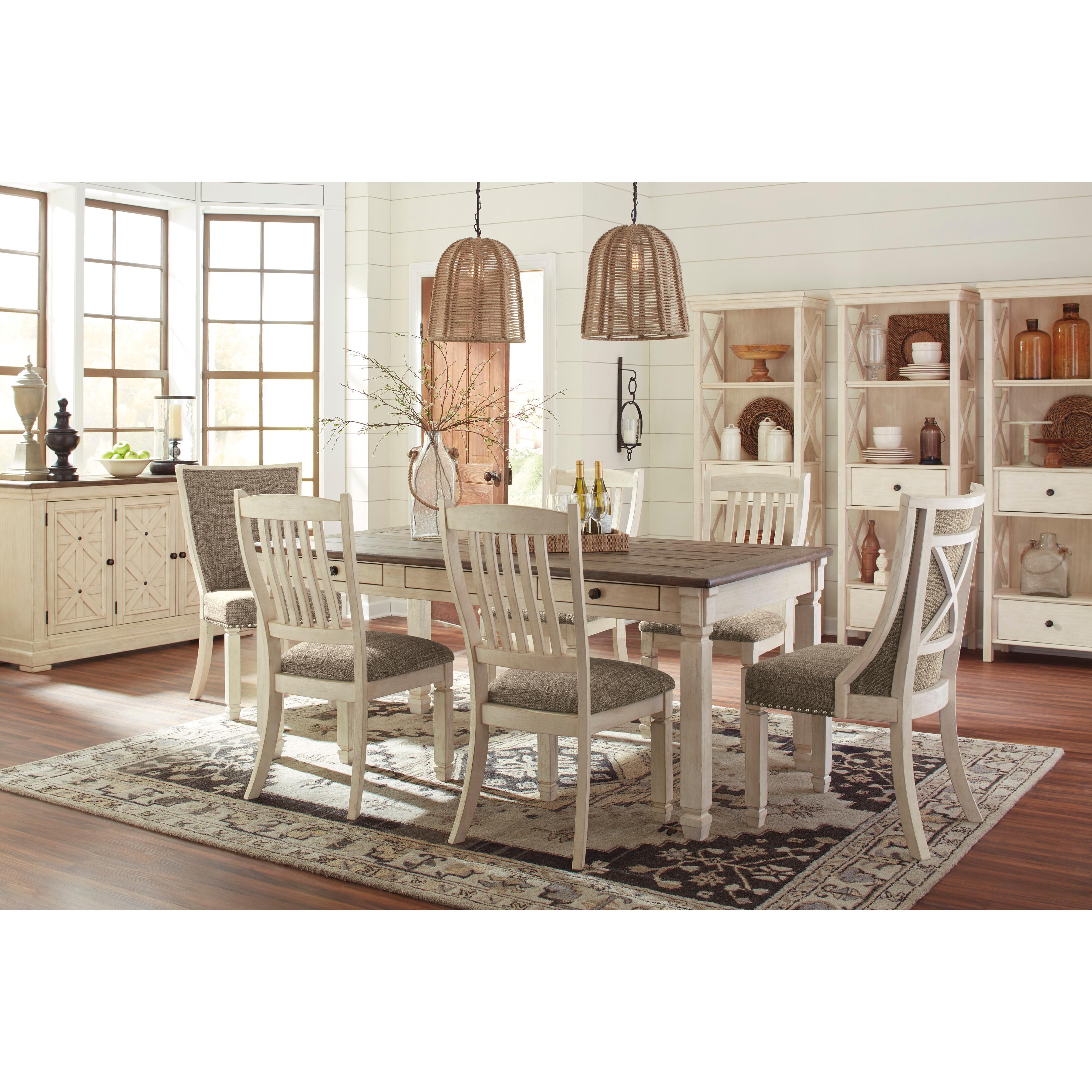  Signature Design by Ashley Bolanburg Dining Table D647-25 IMAGE 6