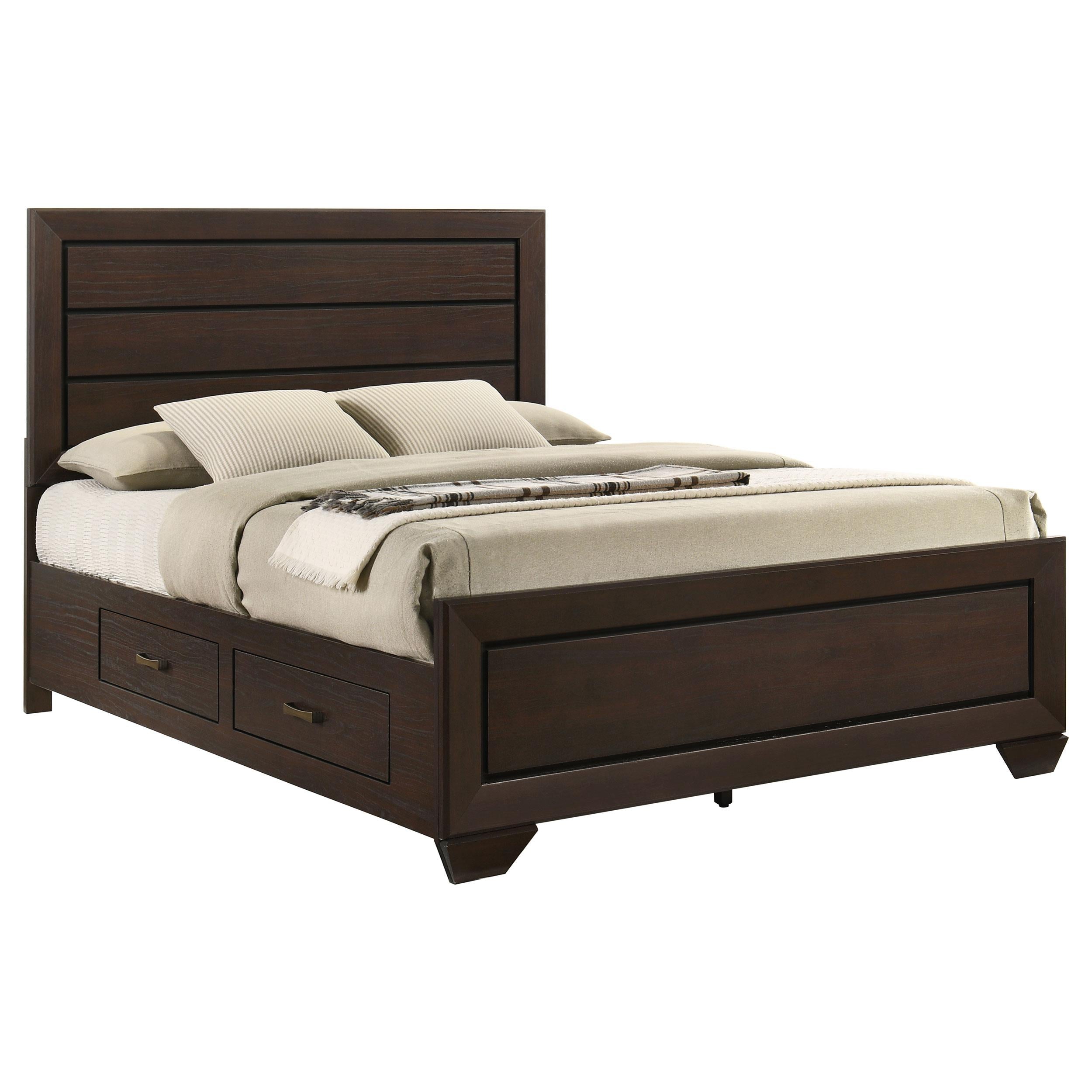  Size_Queen --  Coaster Furniture Kauffman Panel Bed with Storage IMAGE 3