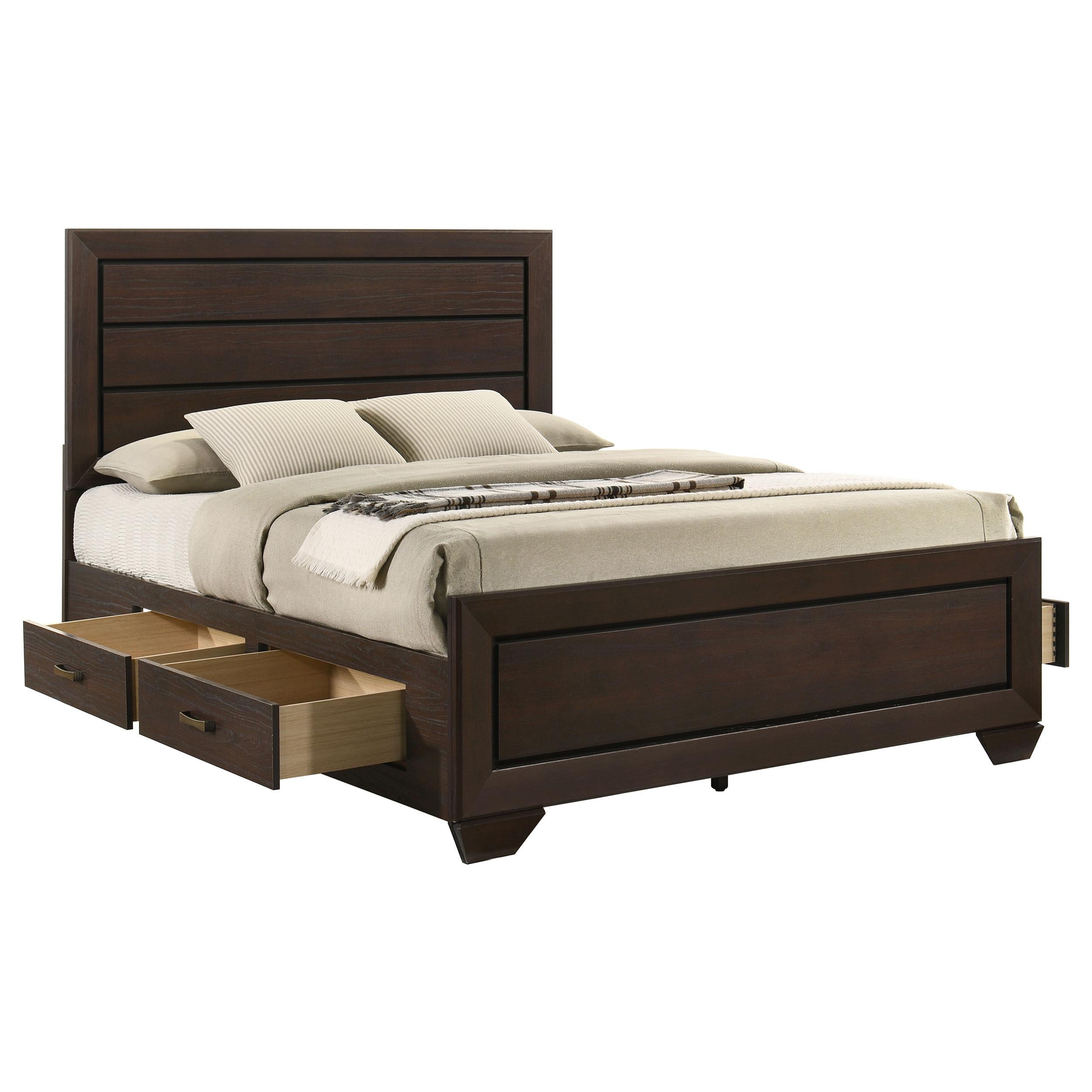  Size_Queen --  Coaster Furniture Kauffman Panel Bed with Storage IMAGE 4