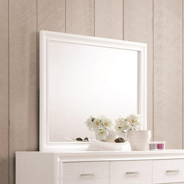 Coaster Furniture Miranda 205114 Dresser Mirror - White