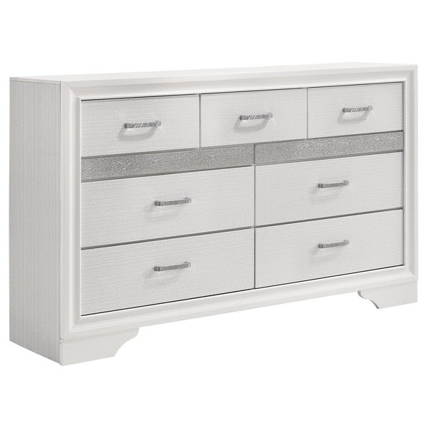 Coaster Furniture Miranda 205113 7-Drawer Dresser - White