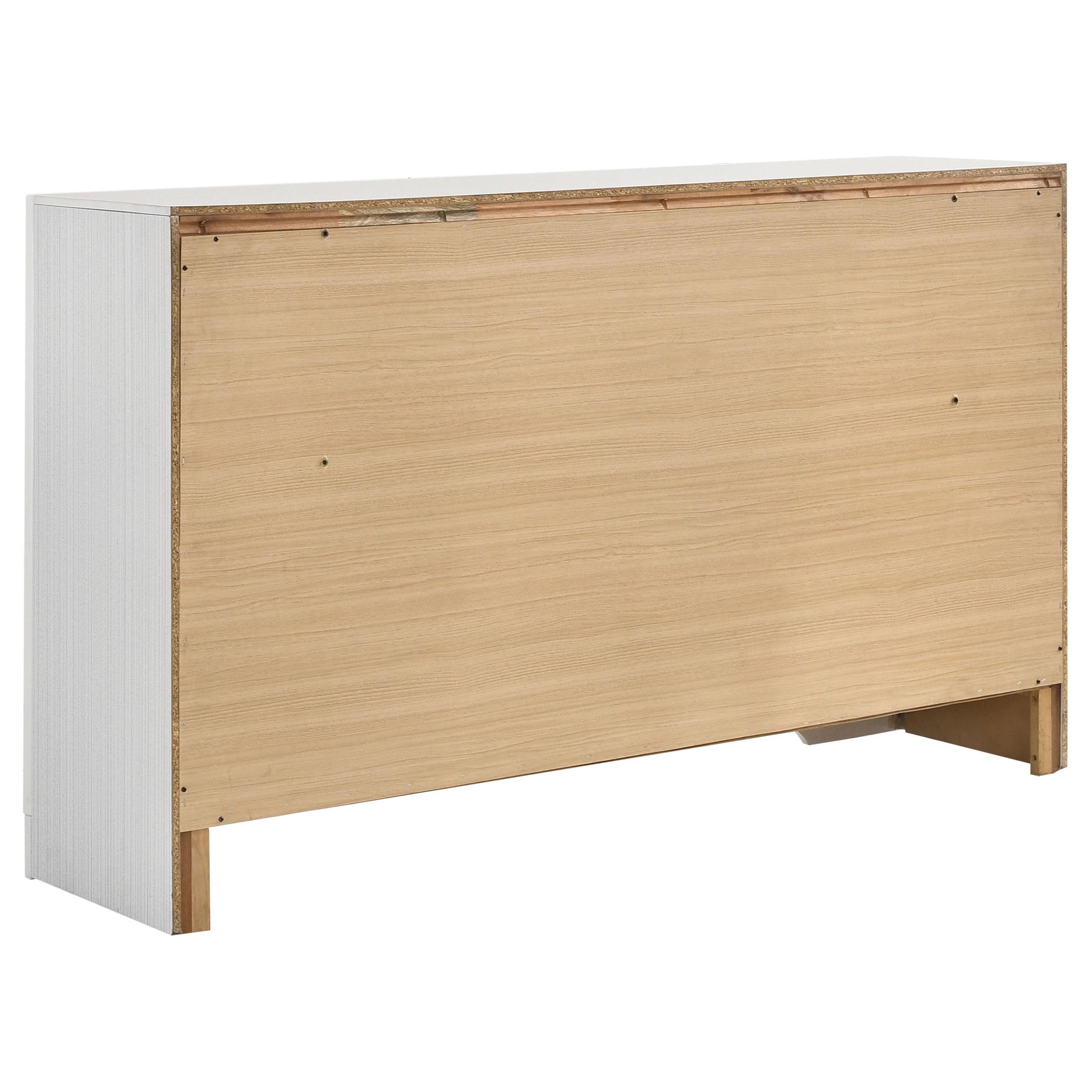  Coaster Furniture Miranda 205113 7-Drawer Dresser - White IMAGE 5