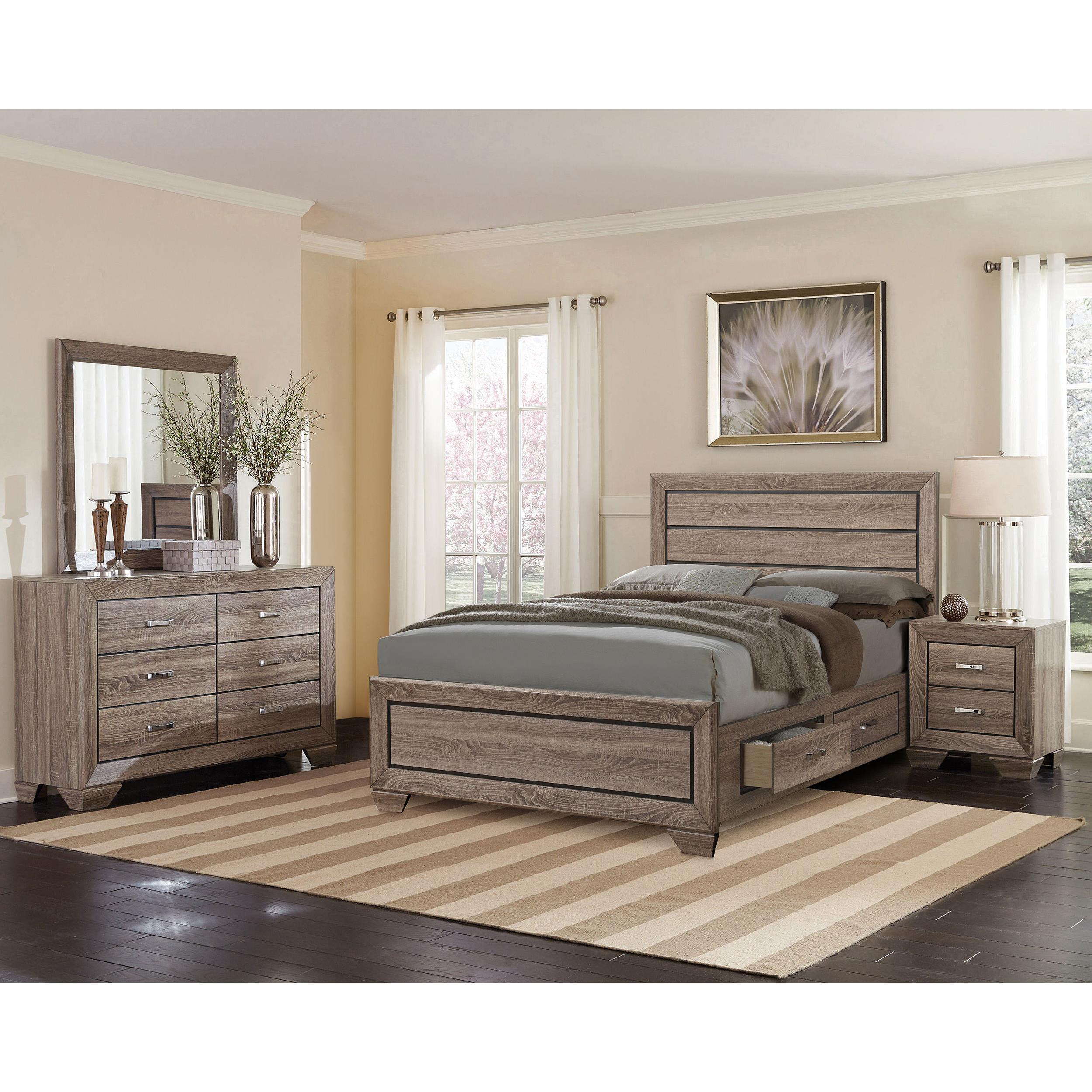 Size_Queen --  Coaster Furniture Kauffman Panel Bed with Storage IMAGE 11