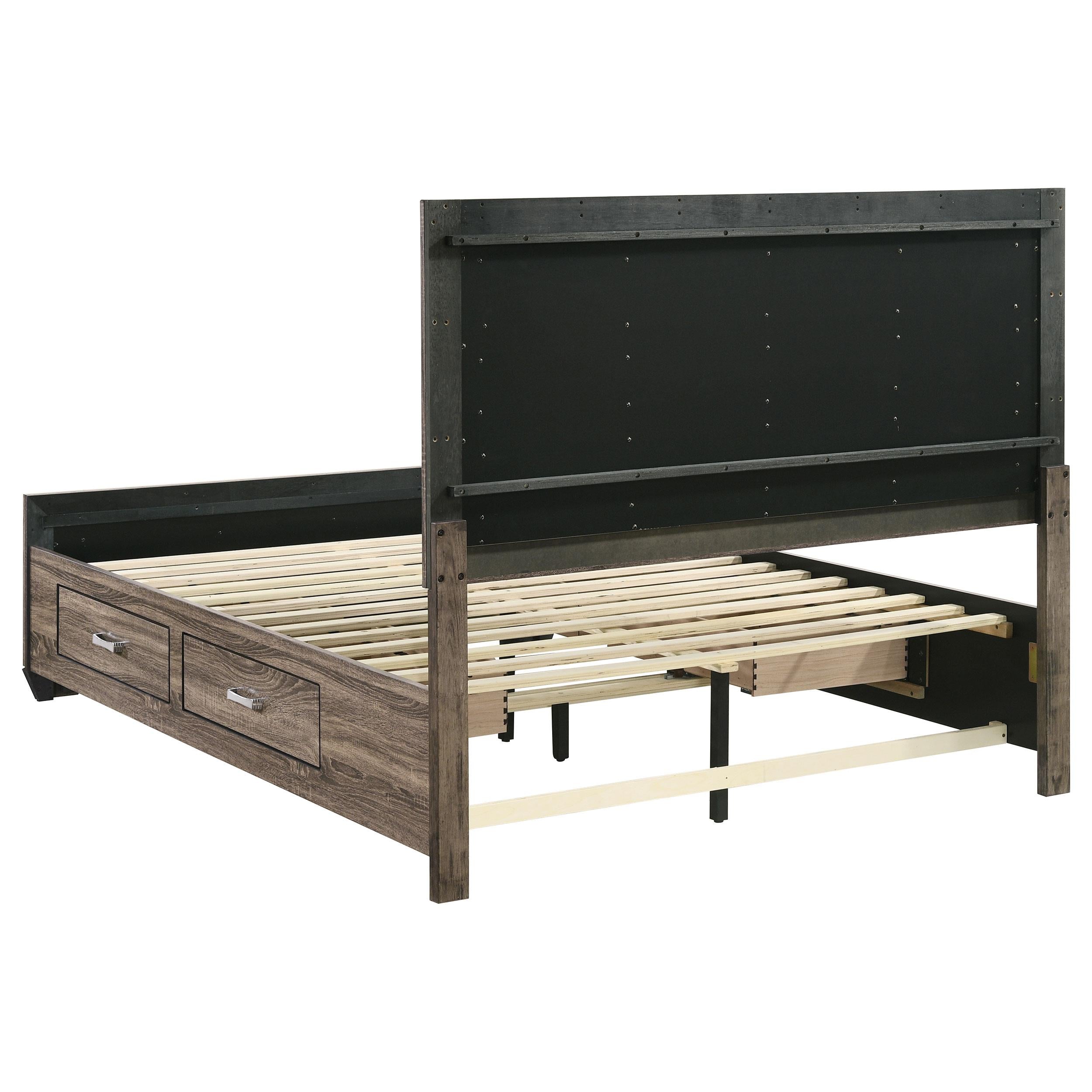  Size_Queen --  Coaster Furniture Kauffman Panel Bed with Storage IMAGE 7