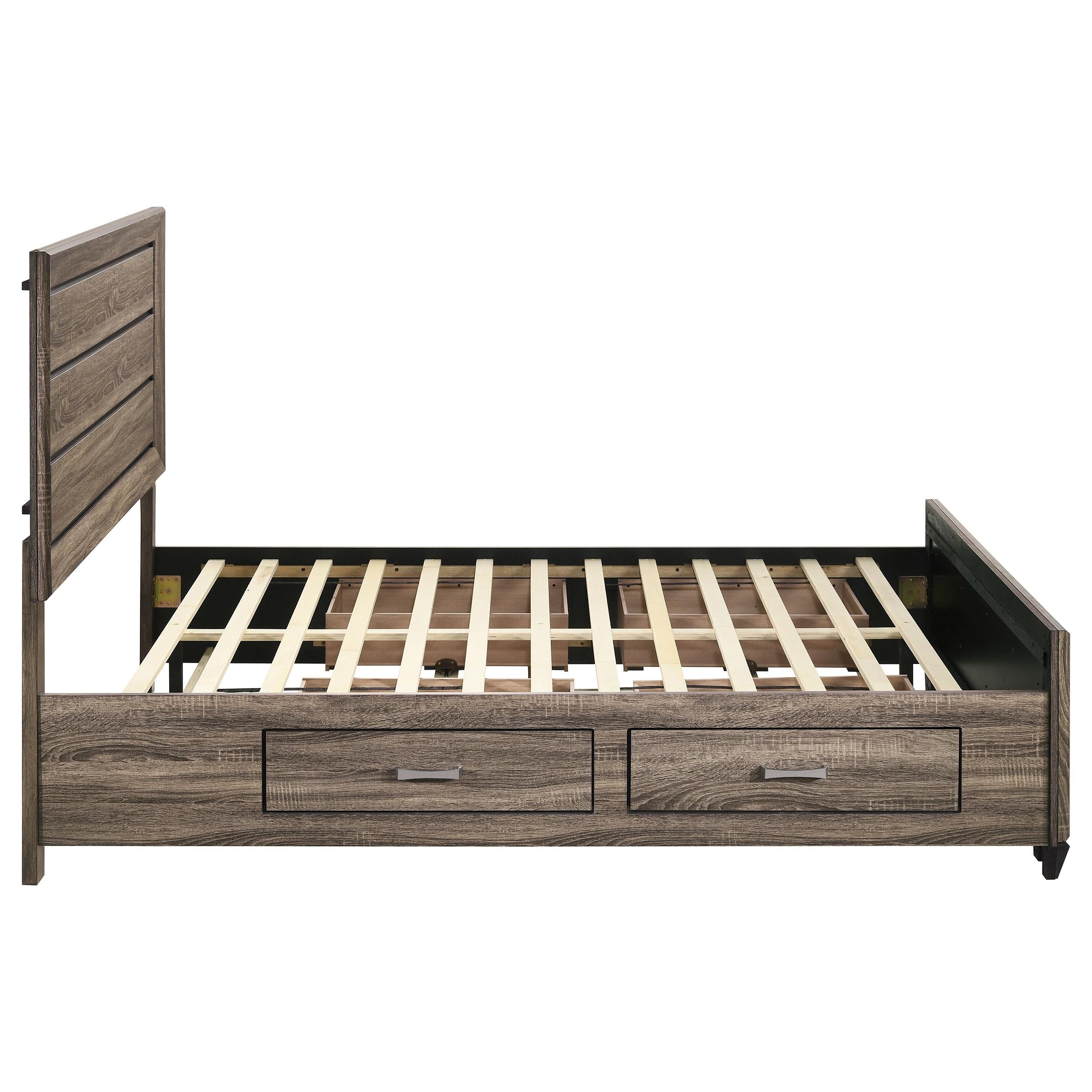  Size_Queen --  Coaster Furniture Kauffman Panel Bed with Storage IMAGE 8