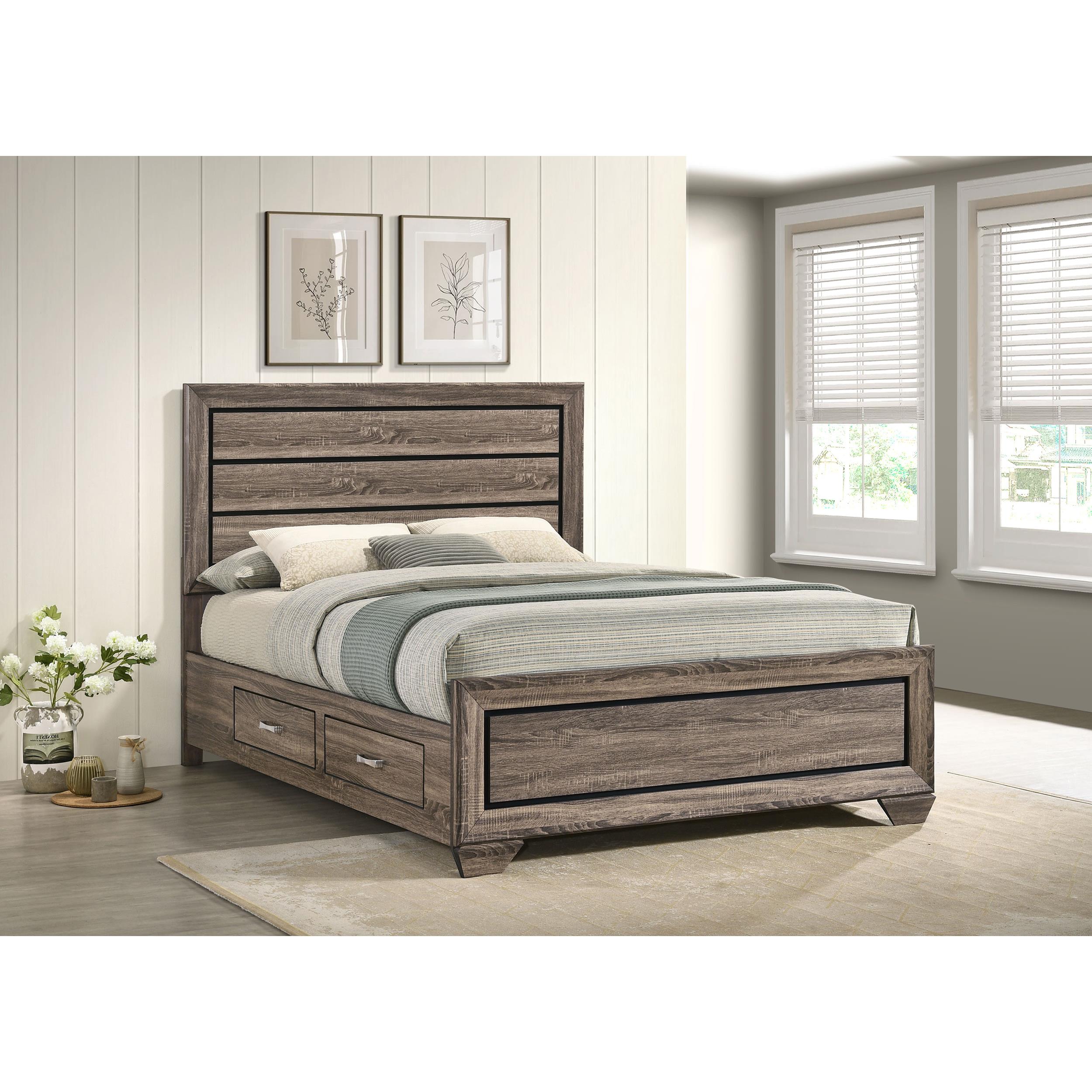  Size_Queen --  Coaster Furniture Kauffman Panel Bed with Storage IMAGE 9