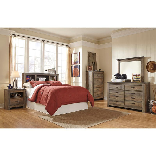 Signature Design by Ashley Trinell B446-65 Full Bookcase Headboard