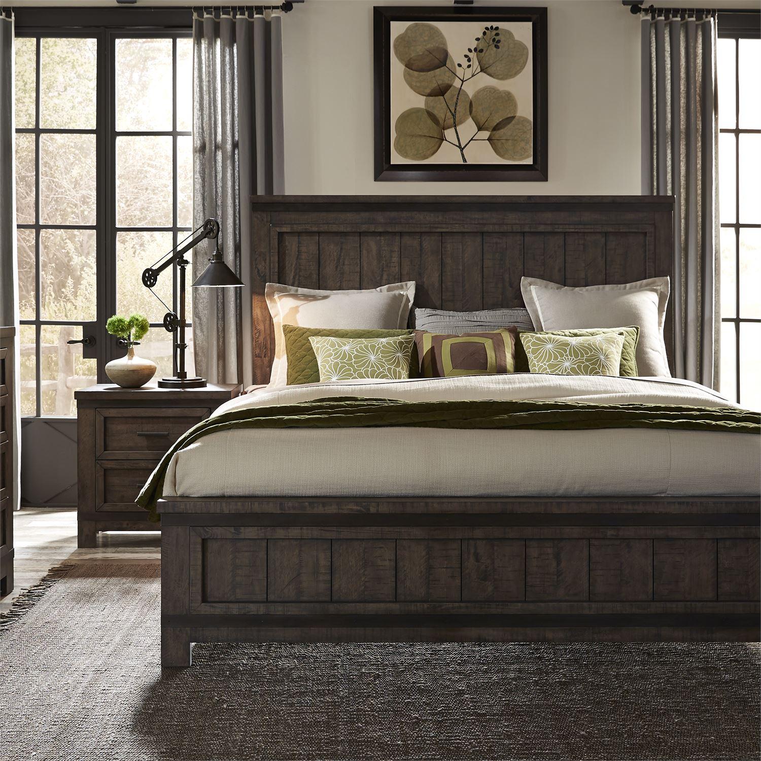 Size_Queen --  Liberty Furniture Industries Inc. Thornwood Hills Panel Bed IMAGE 5