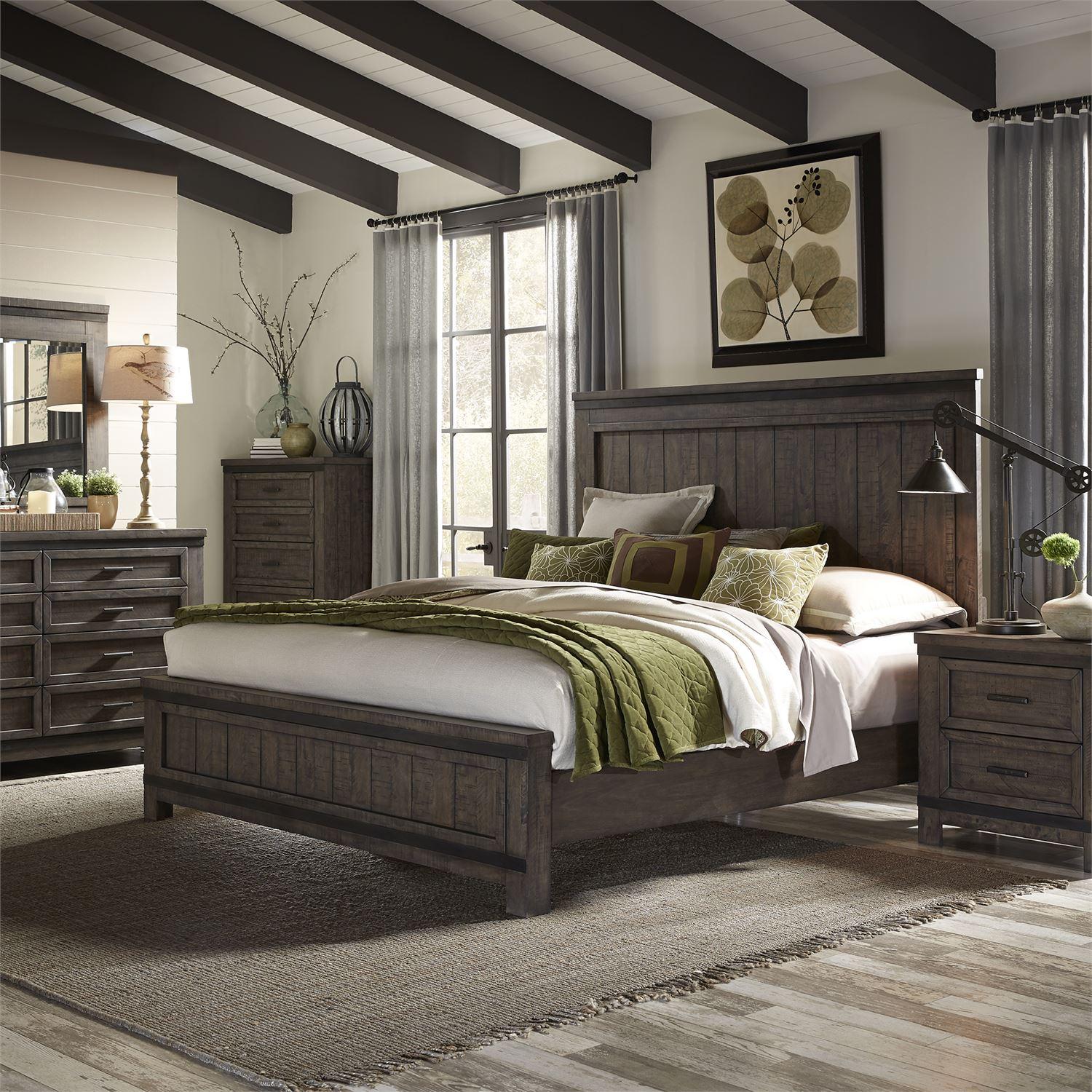  Size_Queen --  Liberty Furniture Industries Inc. Thornwood Hills Panel Bed IMAGE 6