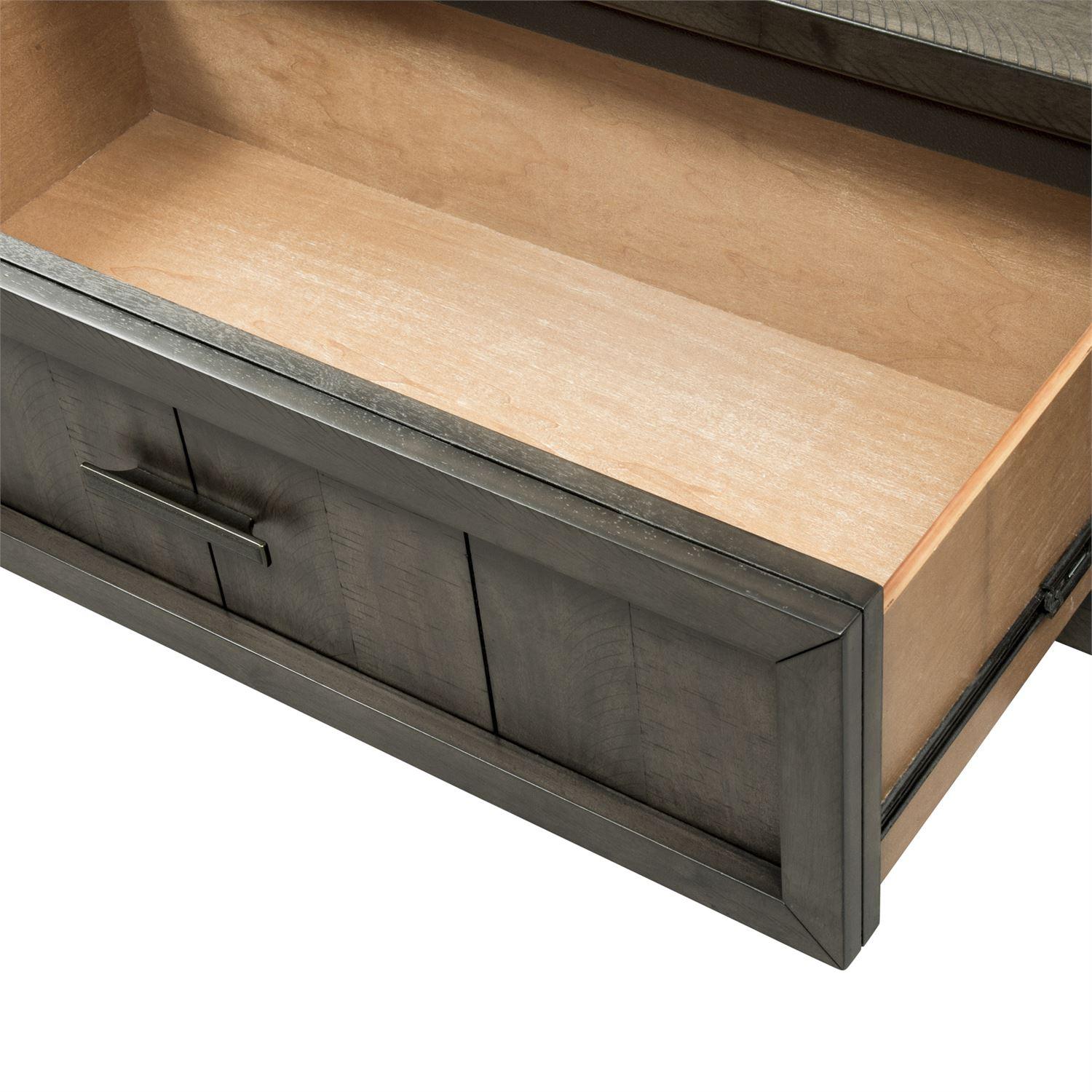  Size_Queen --  Liberty Furniture Industries Inc. Thornwood Hills Panel Bed with Storage IMAGE 7