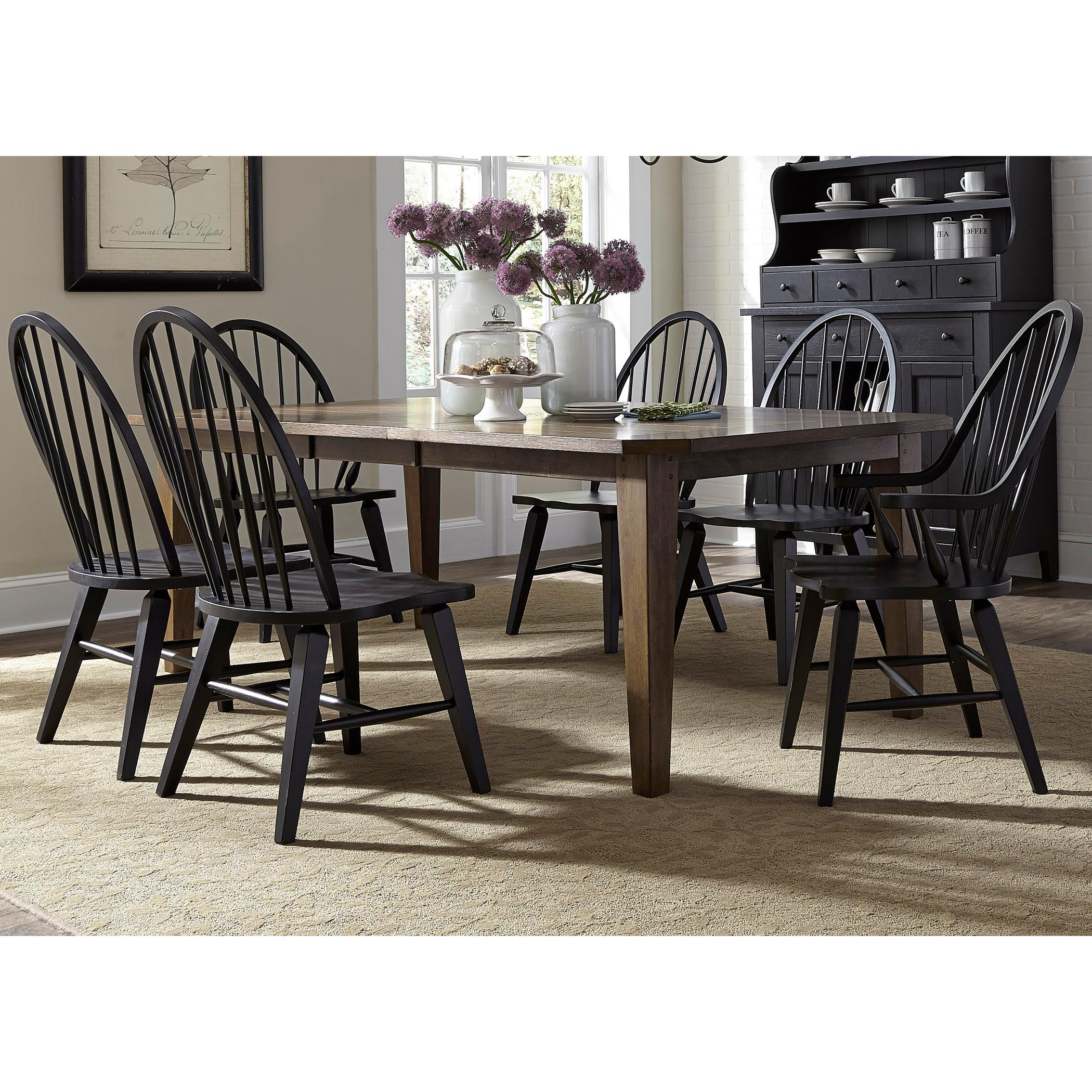  Liberty Furniture Industries Inc. Hearthstone Ridge Dining Chair 482-C1000S IMAGE 2