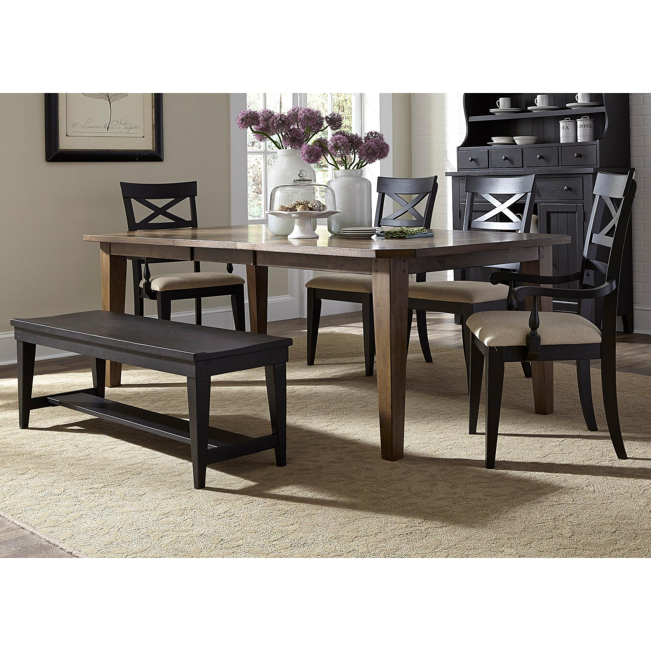  Liberty Furniture Industries Inc. Hearthstone Ridge Bench 482-C9000B IMAGE 2