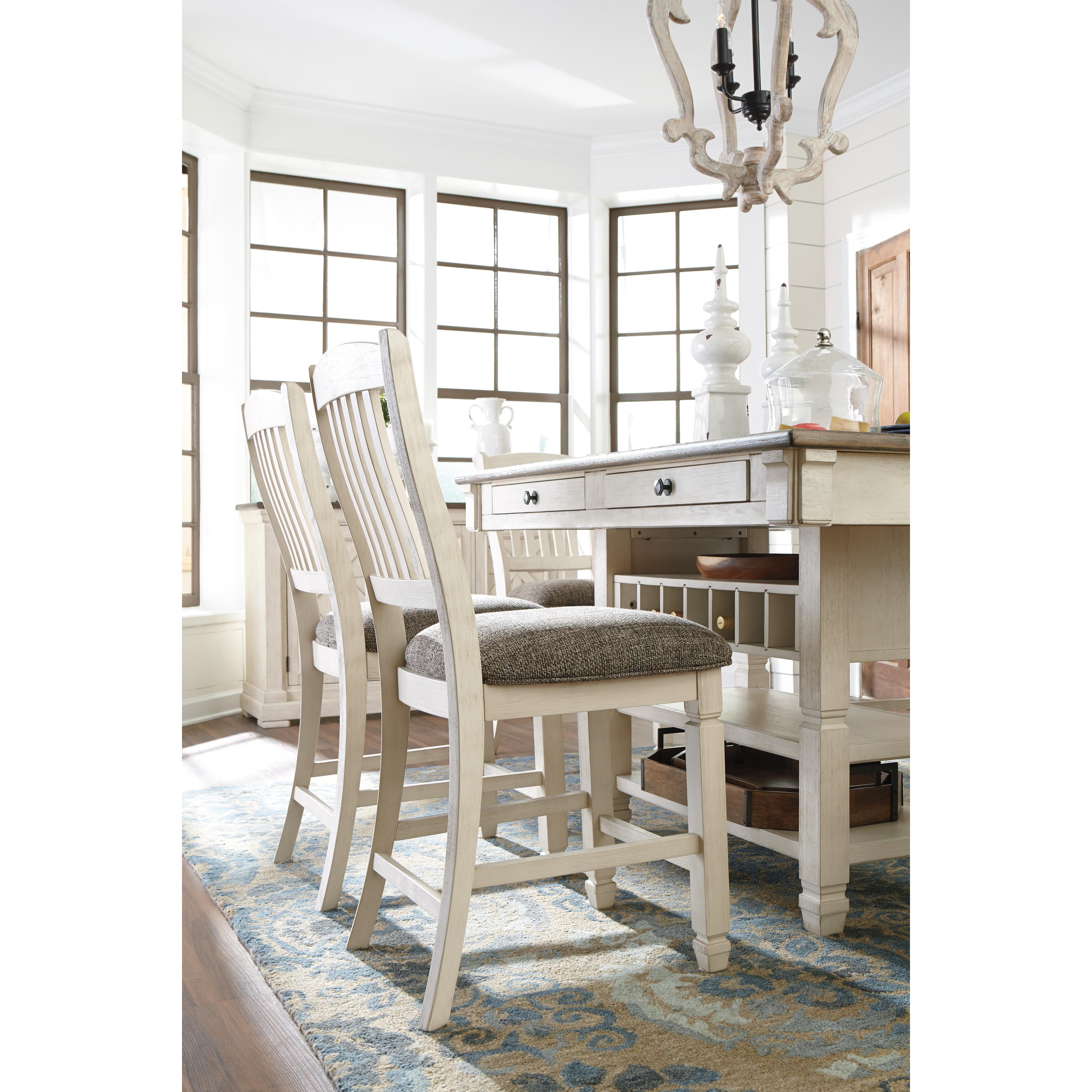  Signature Design by Ashley Bolanburg Counter Height Stool D647-124 IMAGE 4