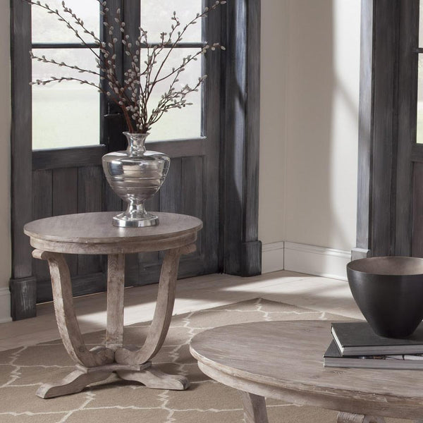 Liberty Furniture Industries Inc. Greystone Mill End Table 154-OT1020