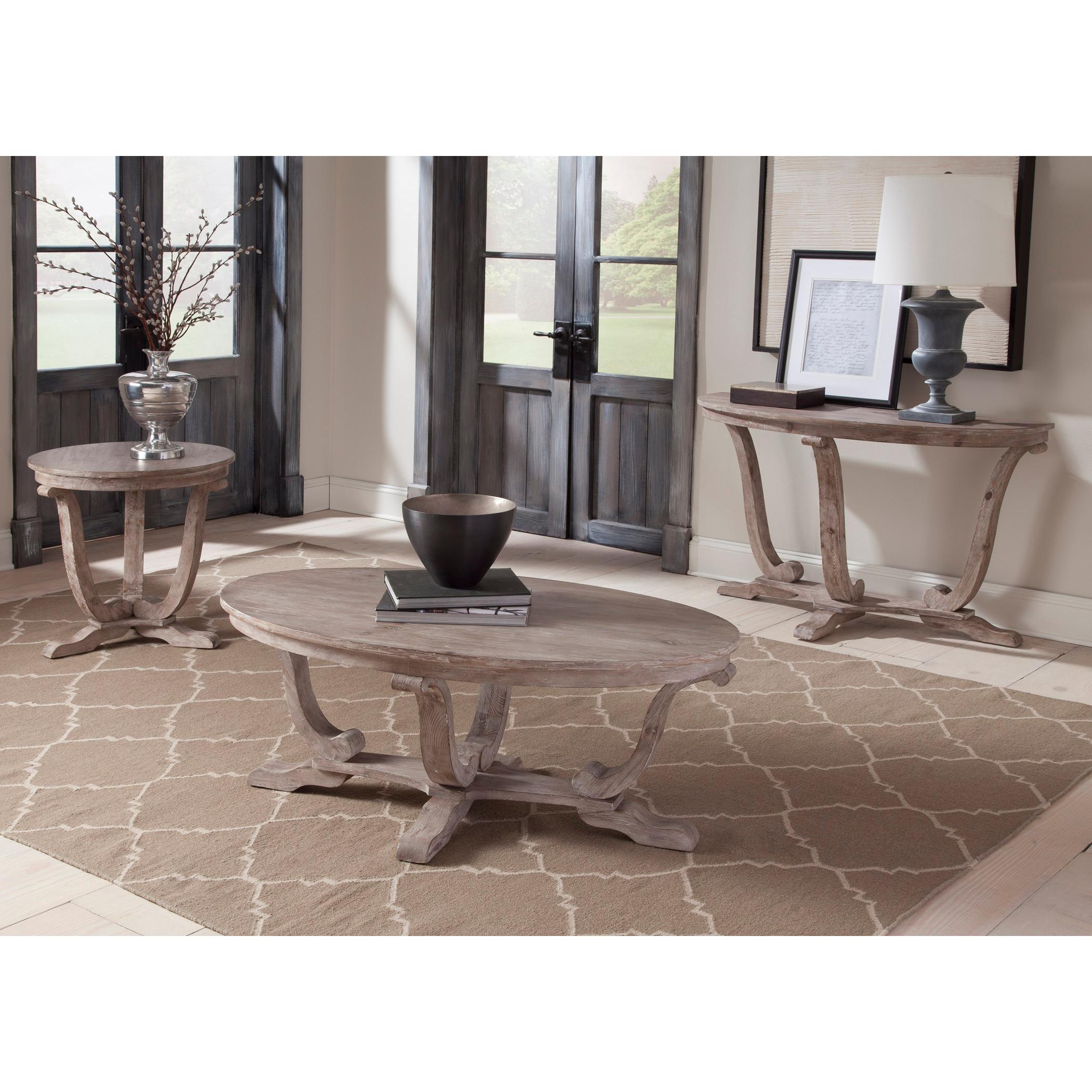  Liberty Furniture Industries Inc. Greystone Mill Sofa Table 154-OT1030 IMAGE 2