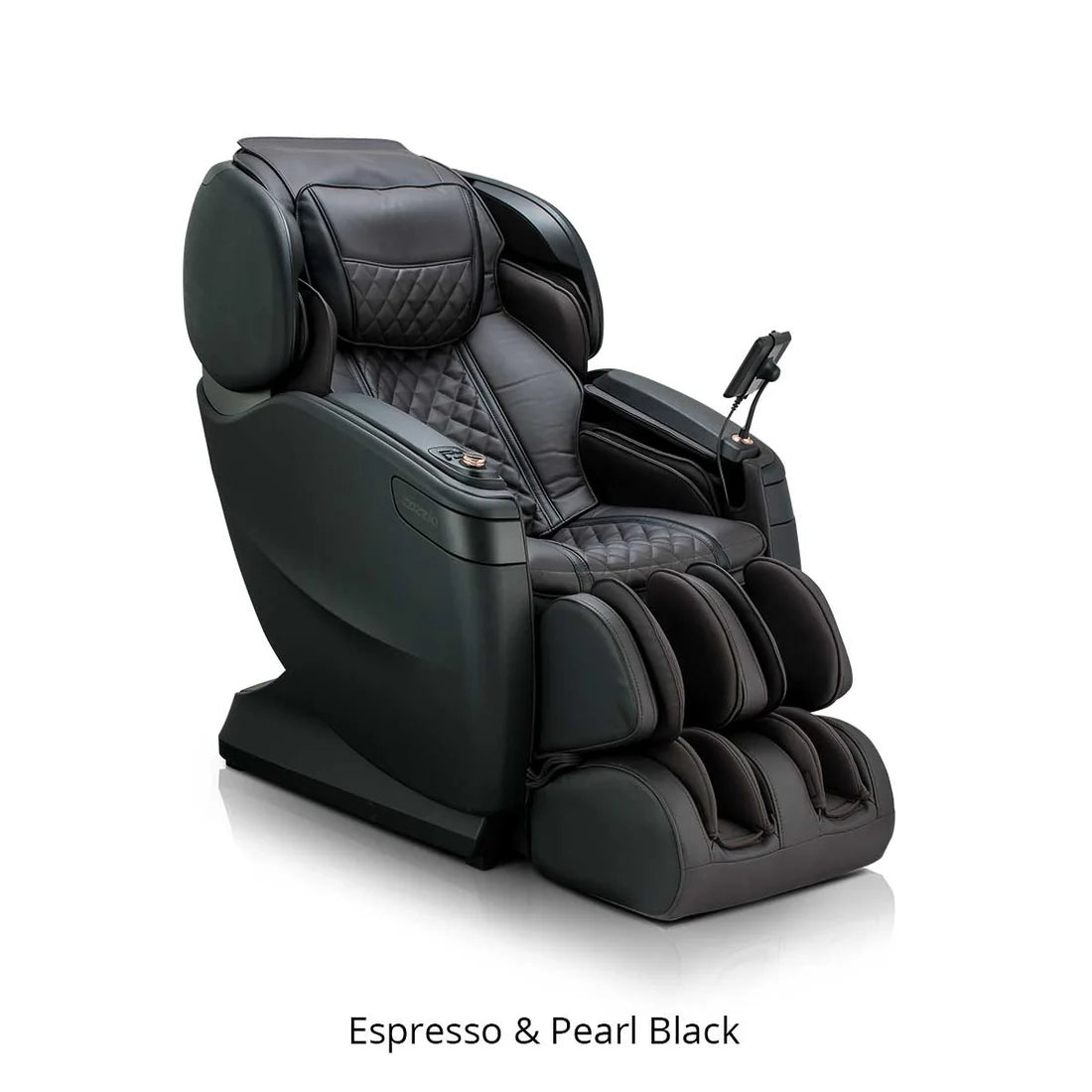 Cozzia Qi SE-Massage Chair-Cozzia-Espresso & Black-New Braunfels Mattress Company