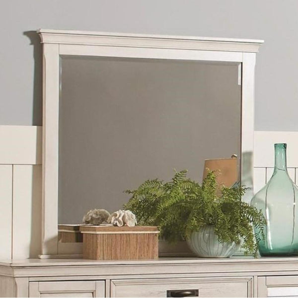 Coaster Furniture Franco 205334 Dresser Mirror - Distressed White