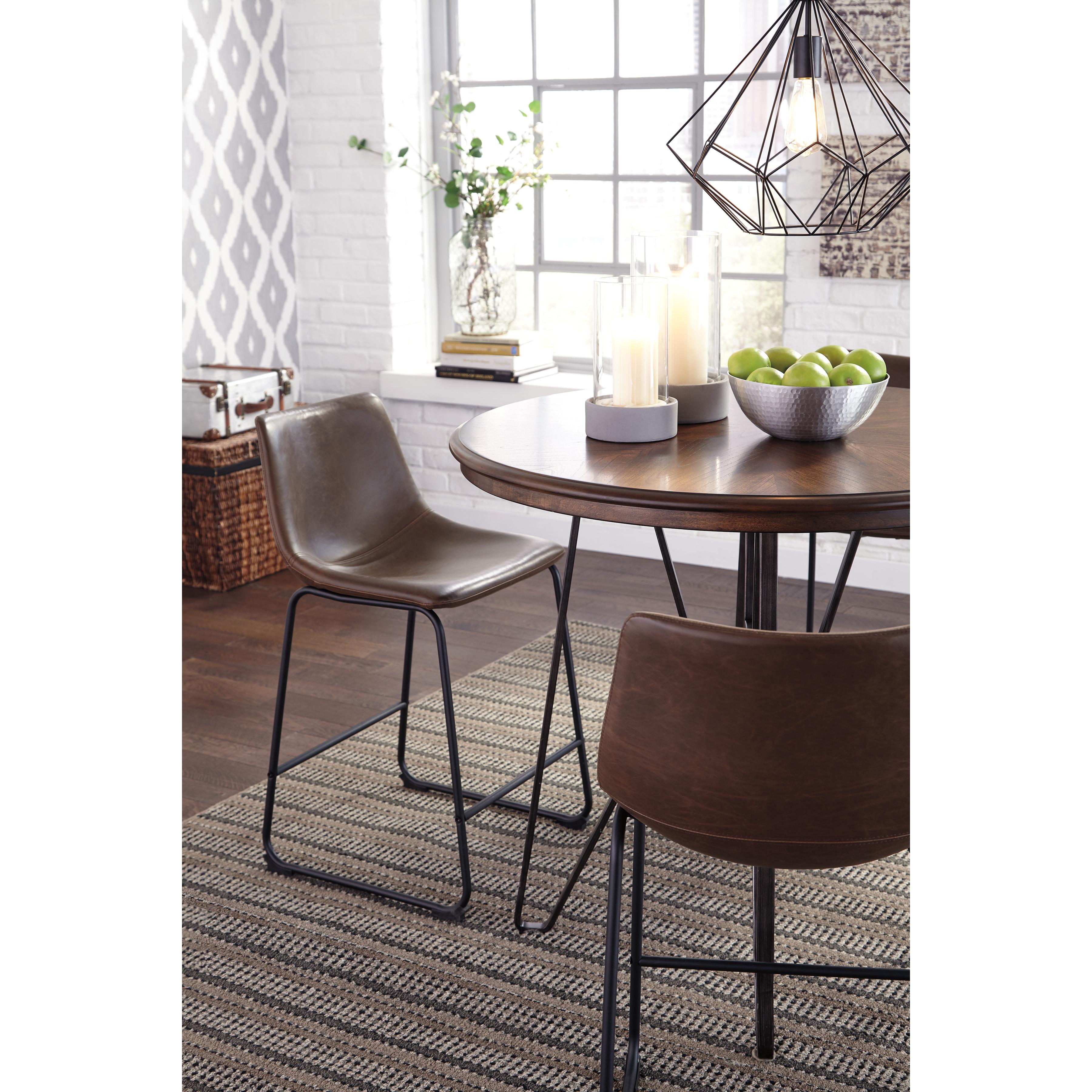  Signature Design by Ashley Centiar Counter Height Stool D372-124 IMAGE 3