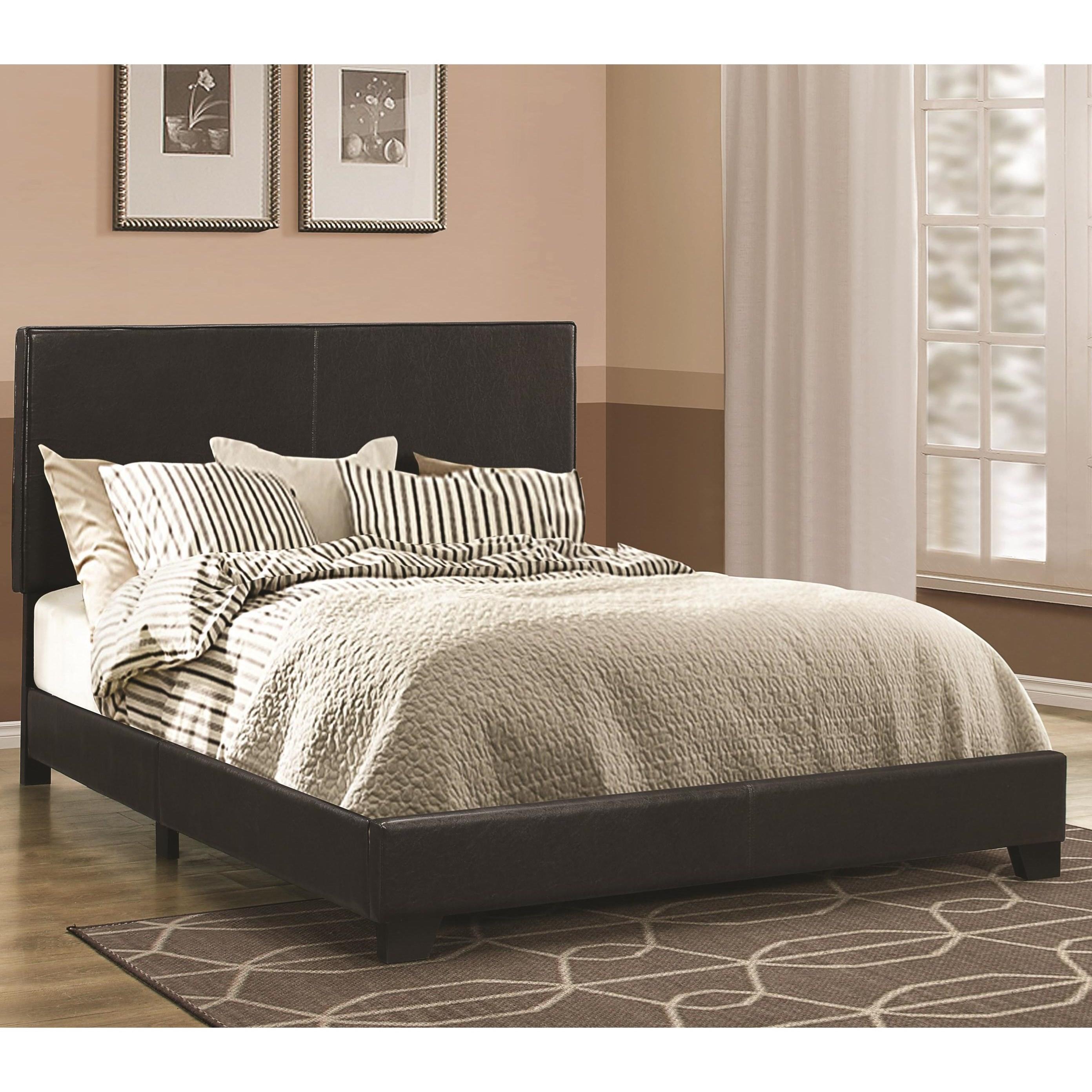  Size_Twin --  Coaster Furniture Dorian Upholstered Panel Bed IMAGE 1