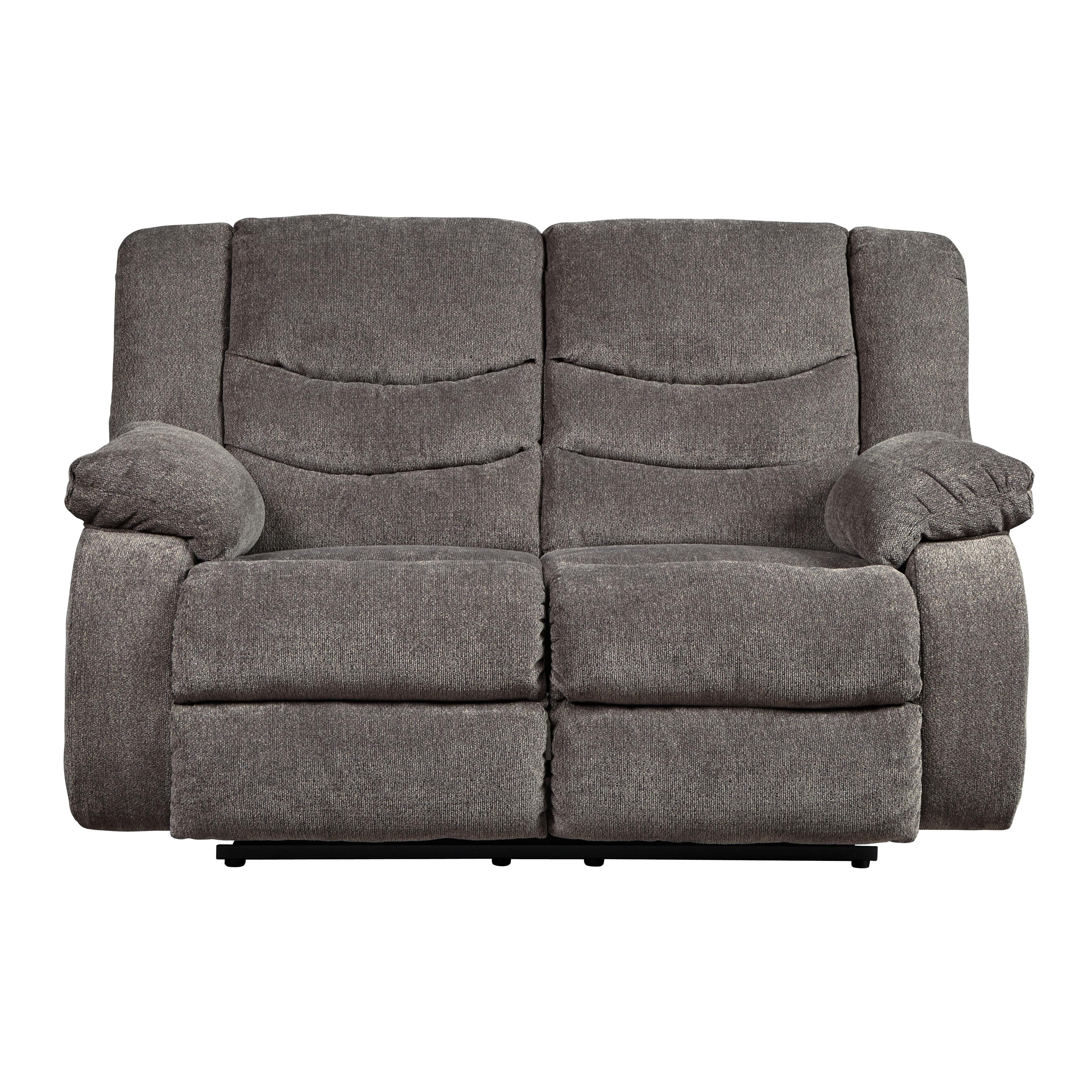  Signature Design by Ashley Tulen Reclining Fabric Loveseat 9860686 IMAGE 1