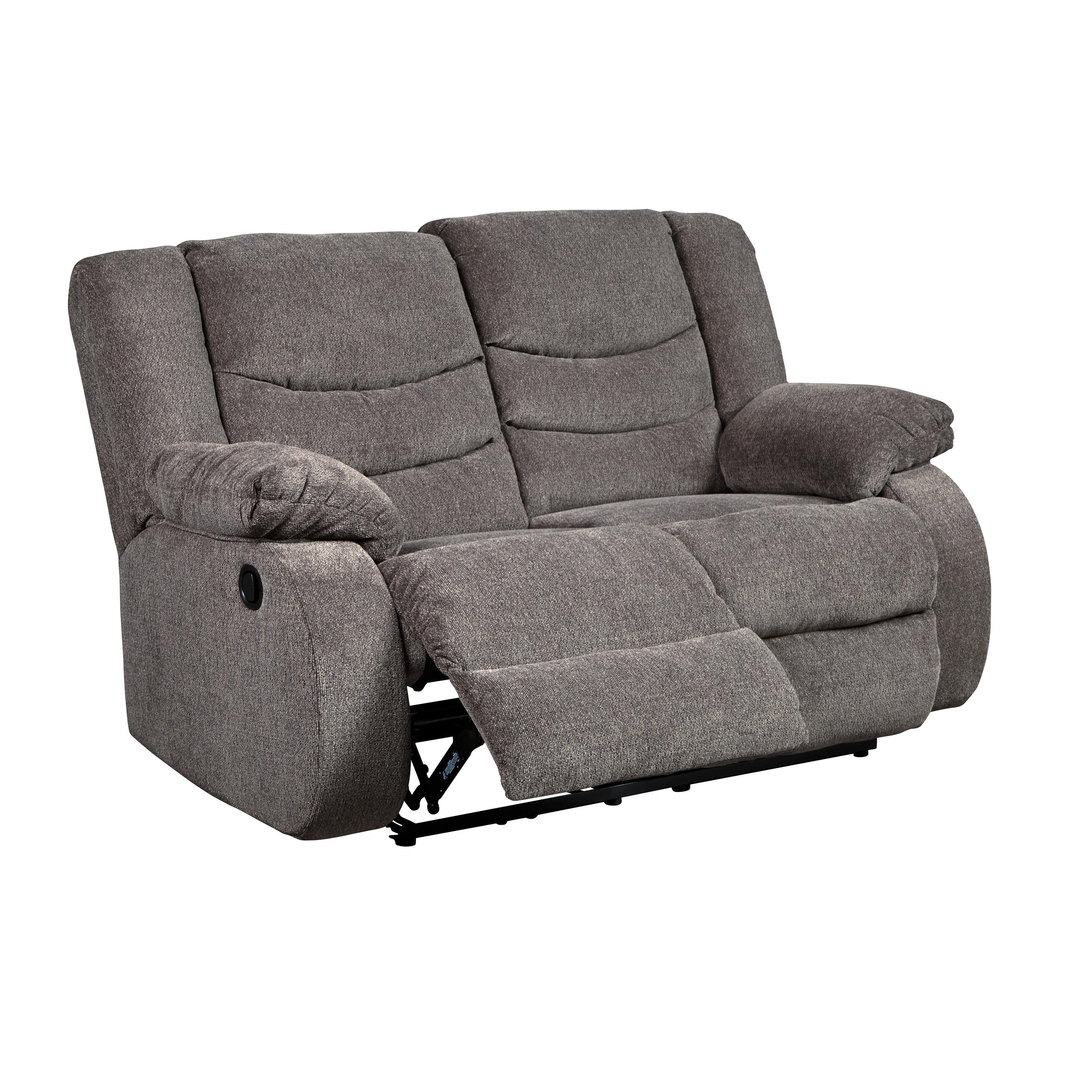  Signature Design by Ashley Tulen Reclining Fabric Loveseat 9860686 IMAGE 2