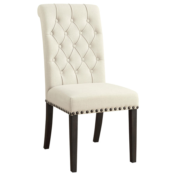Coaster Furniture Alana 107286 Fabric Upholstered Dining Side Chair - Beige (Set of 2)