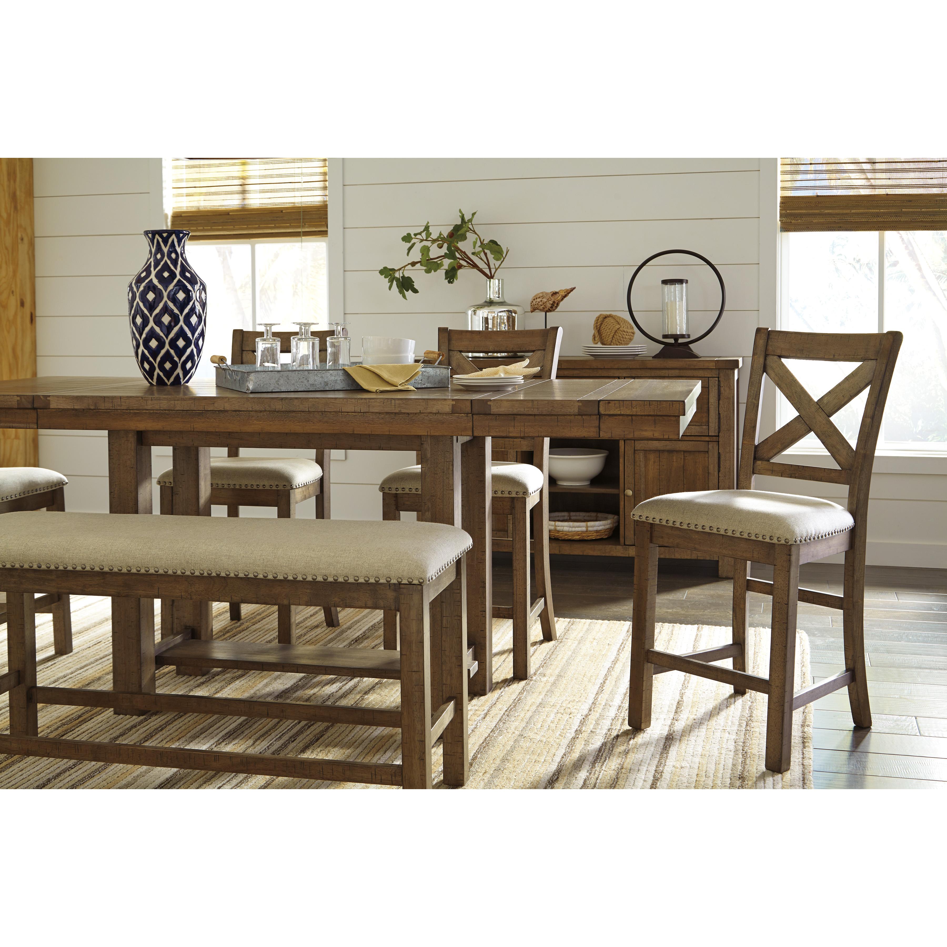  Signature Design by Ashley Moriville Counter Height Stool D631-124 IMAGE 4
