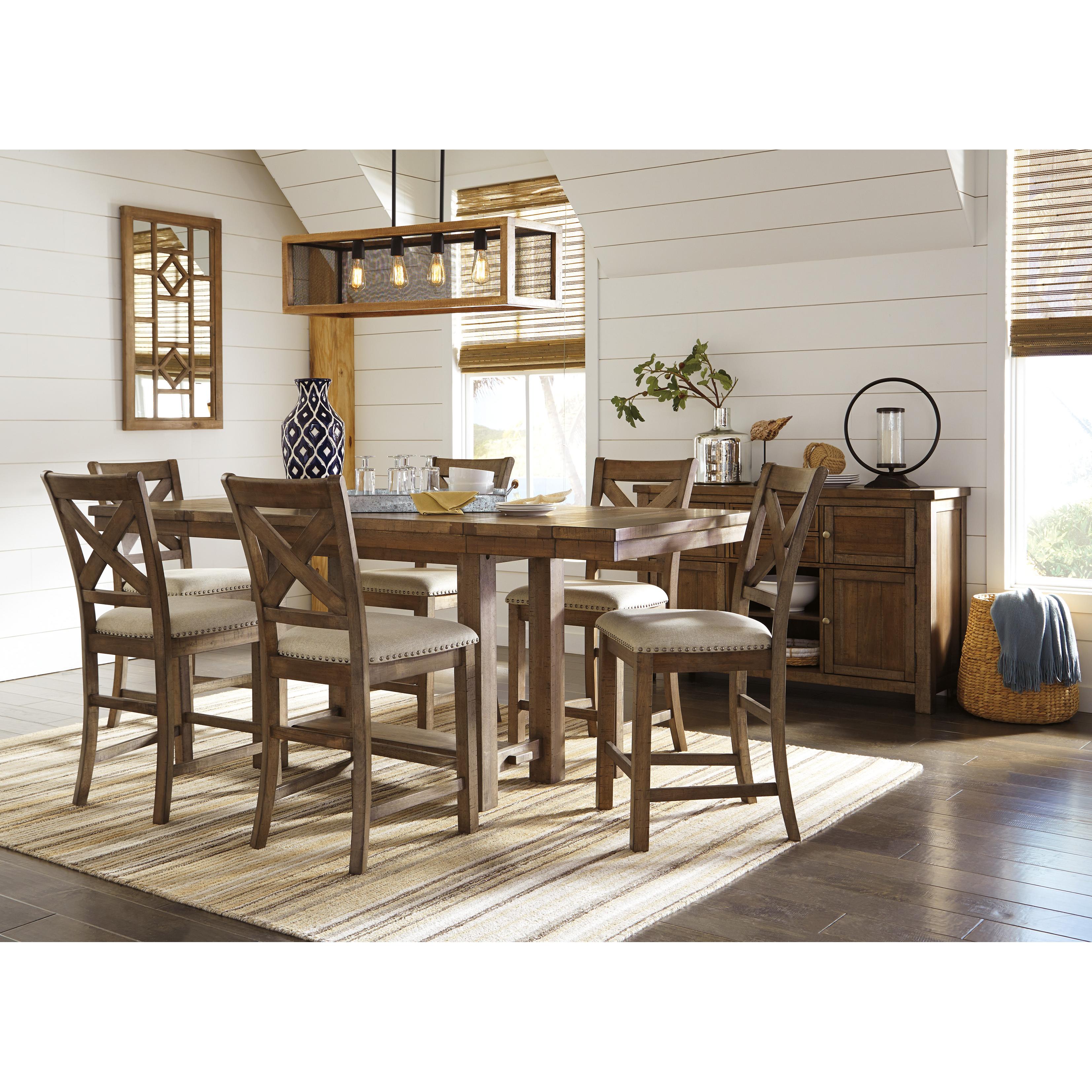  Signature Design by Ashley Moriville Counter Height Stool D631-124 IMAGE 7