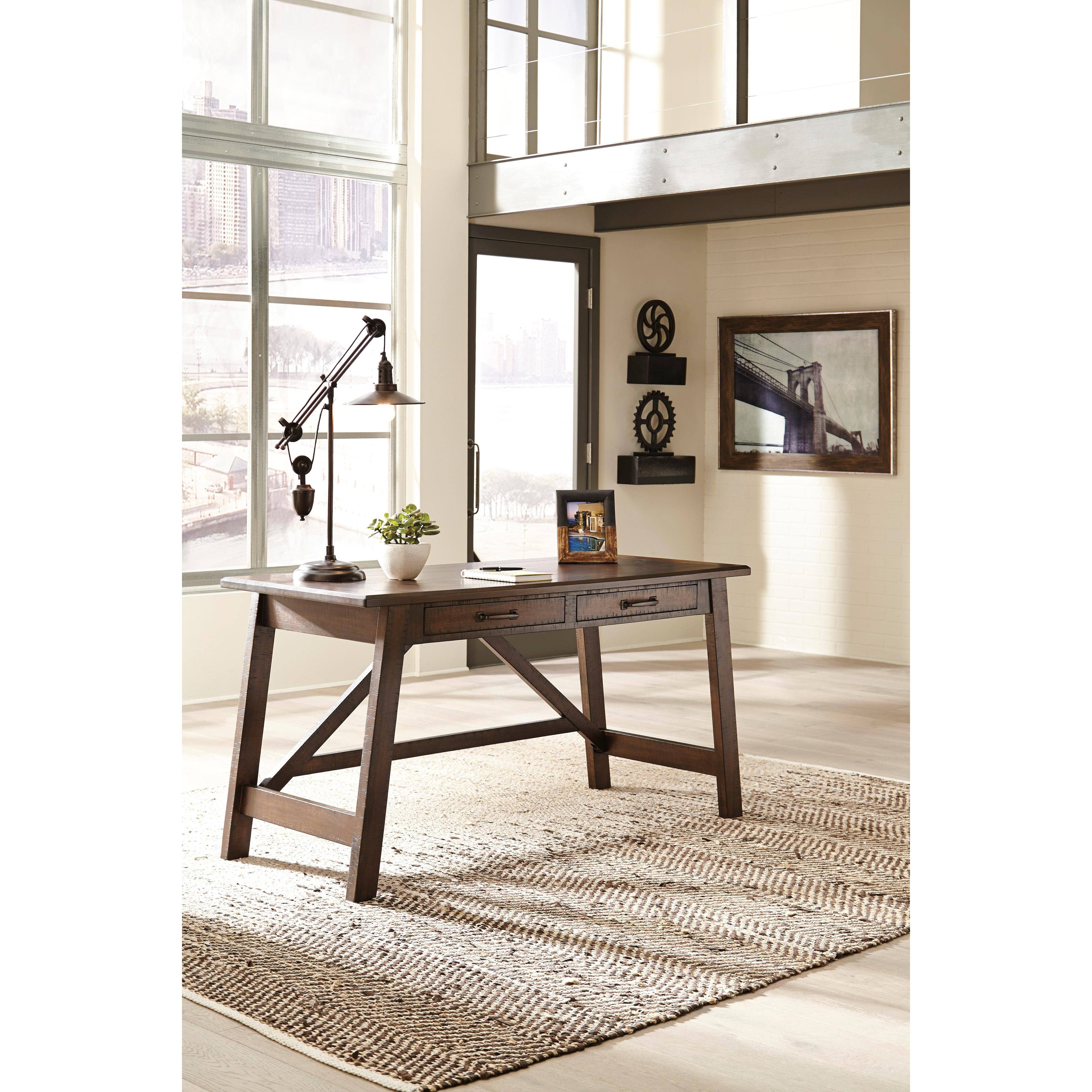 Signature Design by Ashley Baldridge H675-44 Home Office Large Leg Desk IMAGE 4