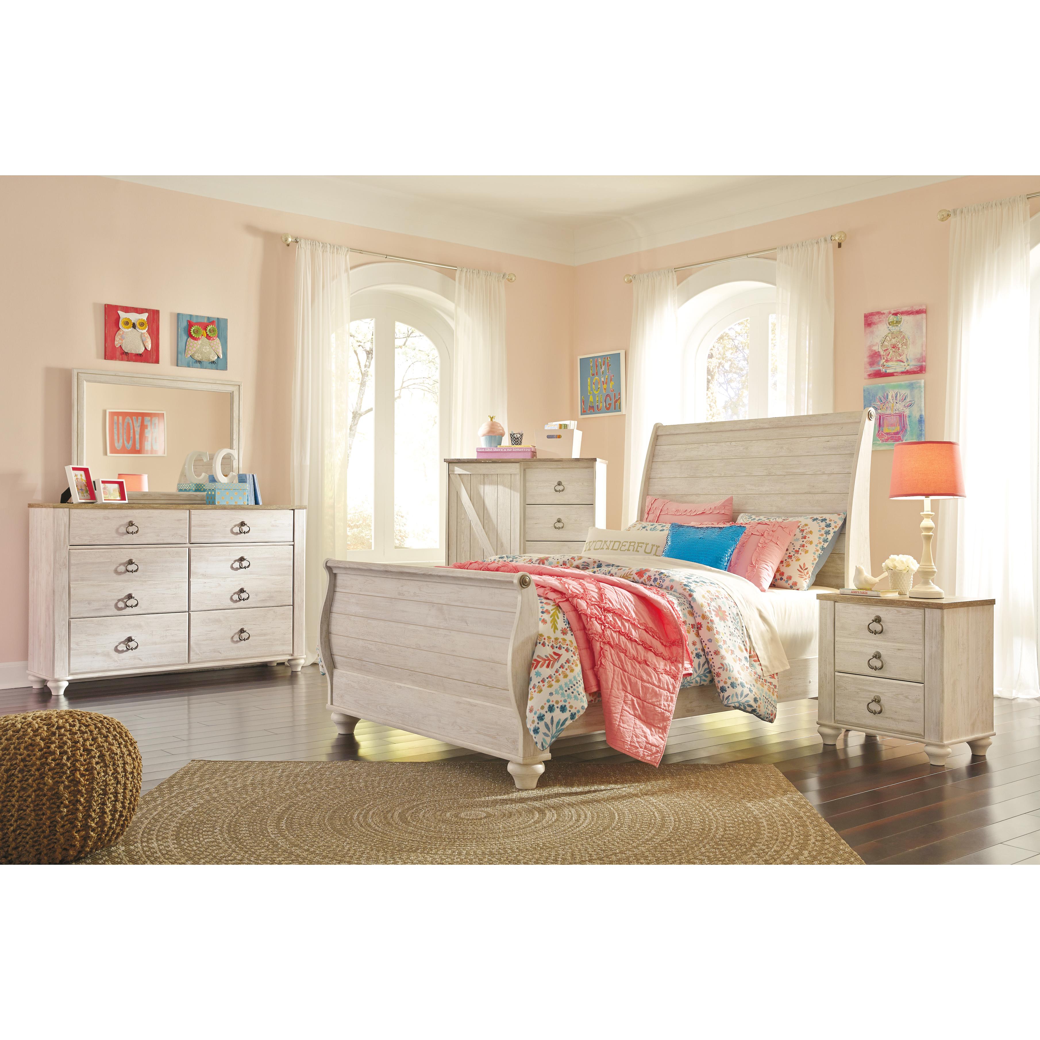  Signature Design by Ashley Willowton 4-Drawer Kids Chest B267-48 IMAGE 3